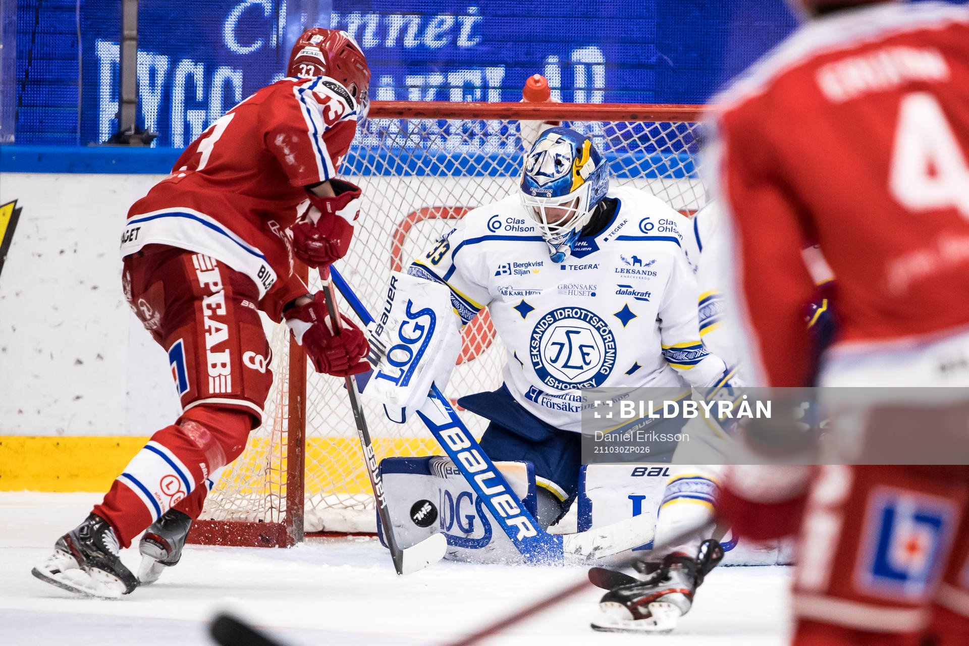 Leksands målvakt Axel Brage