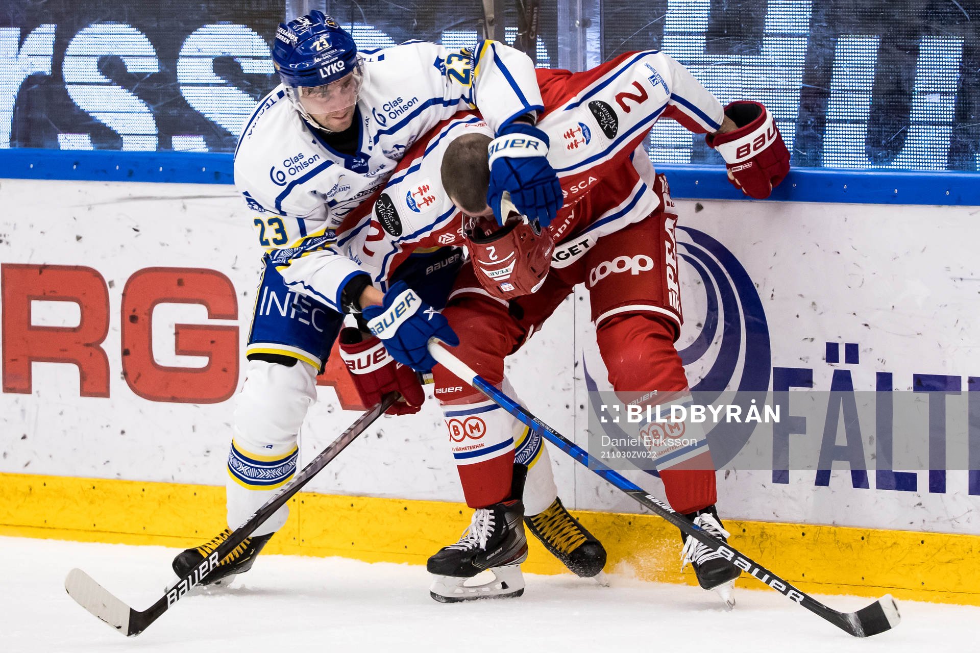 Leksands Mikael Ruohomaa och Timrås Per Svensson