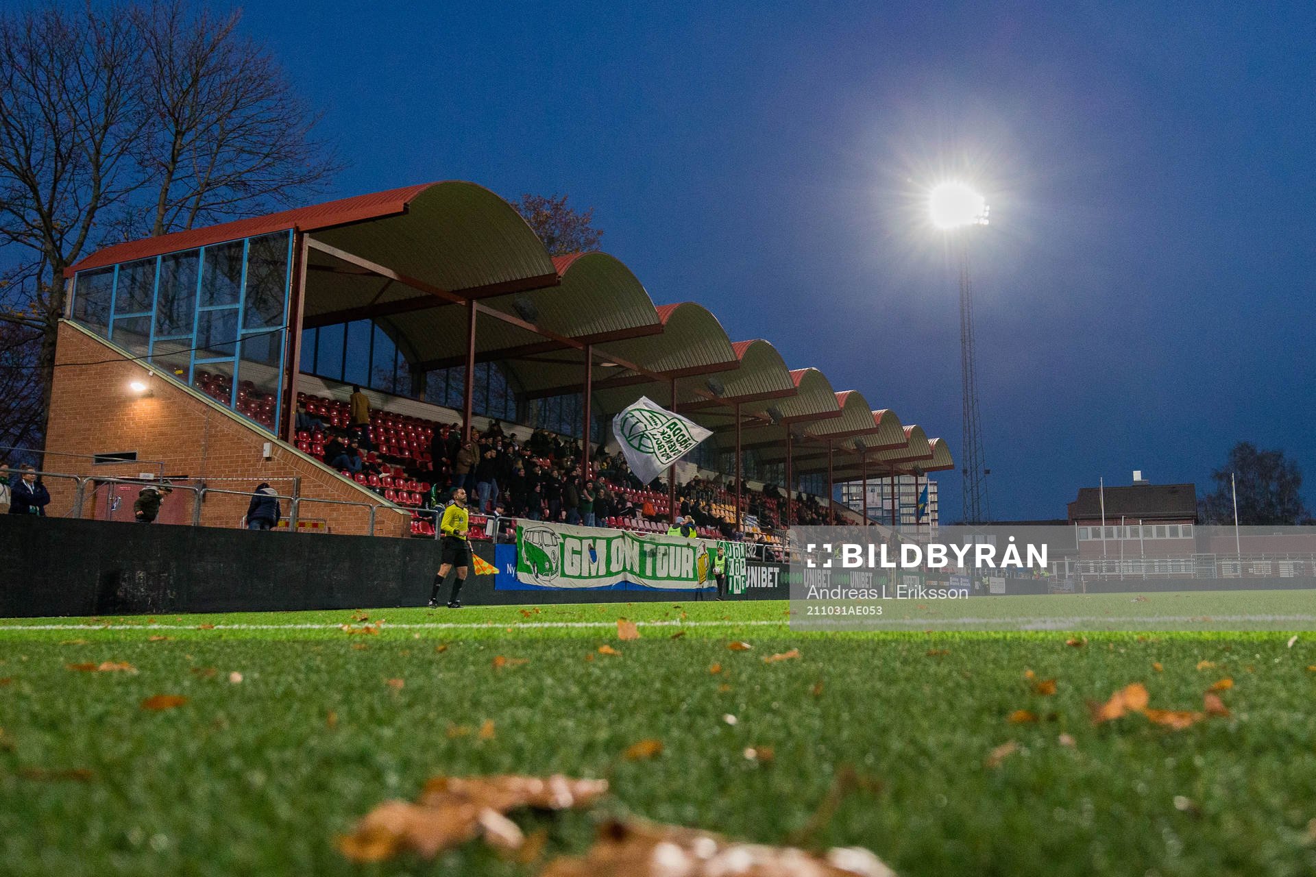 Läktaren på Skytteholms IP