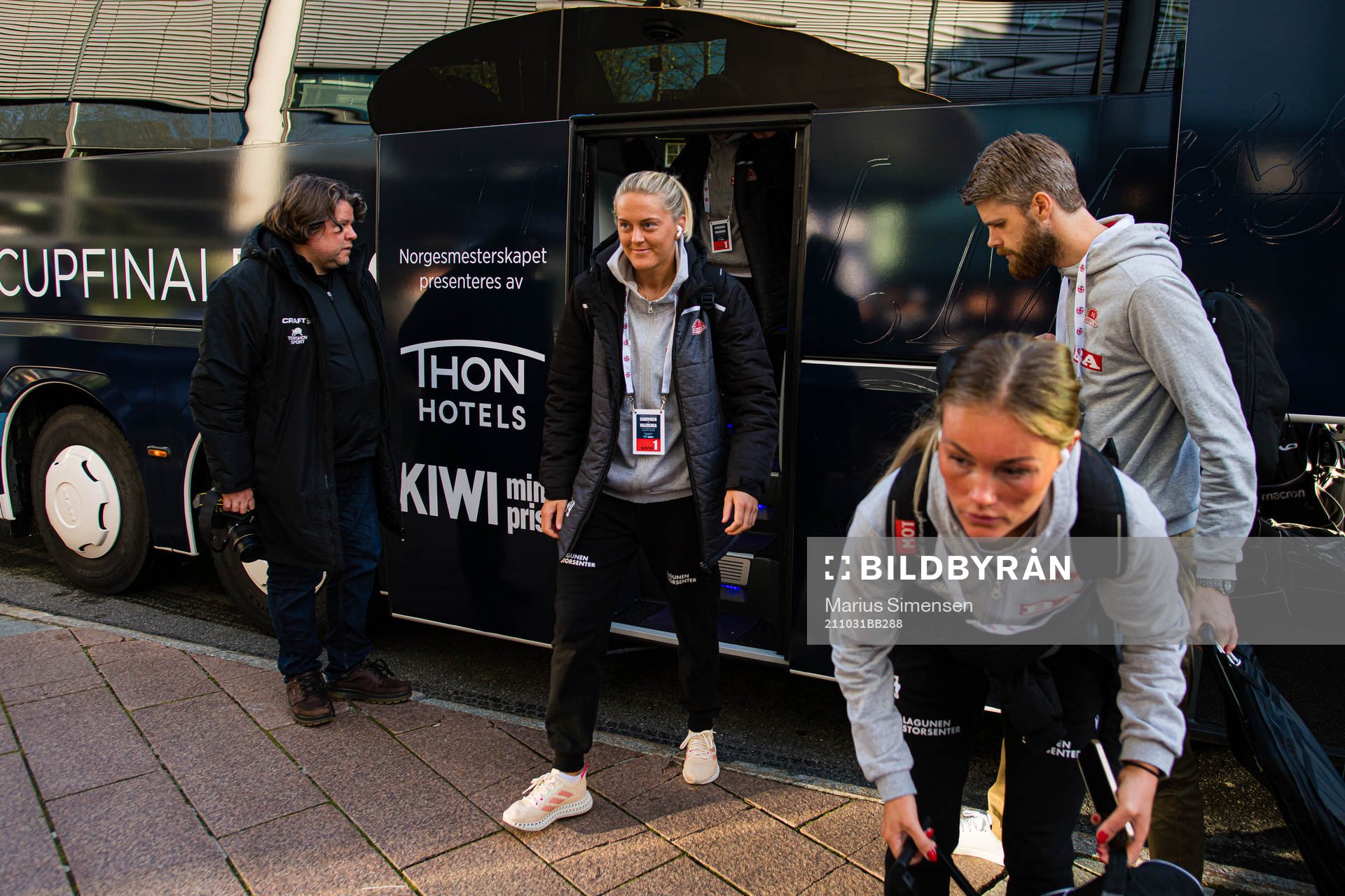 Maria Dybwad Brochmann of Sandviken arrives