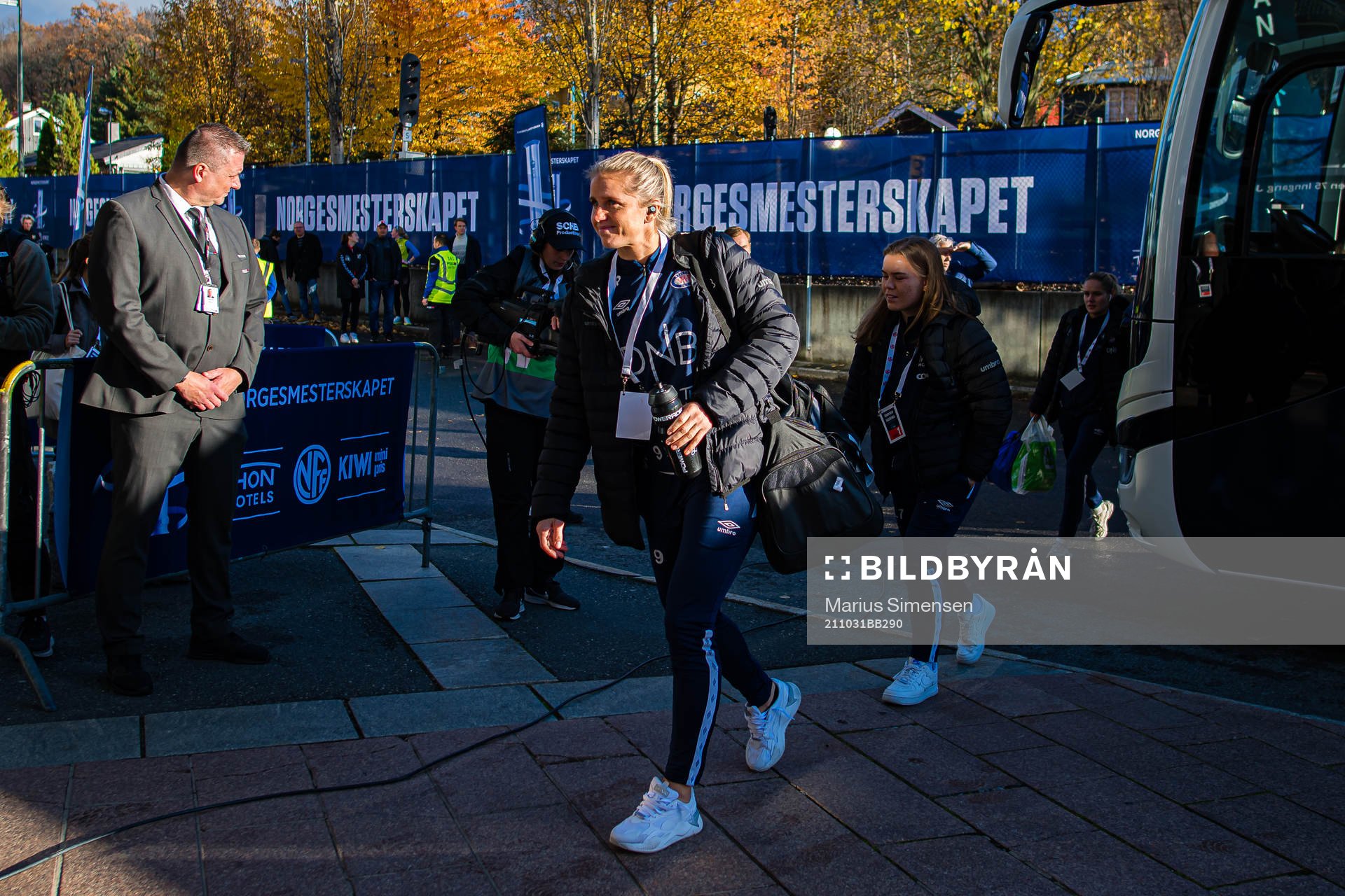 Elise Hove Thorsnes of Vålerenga arrives