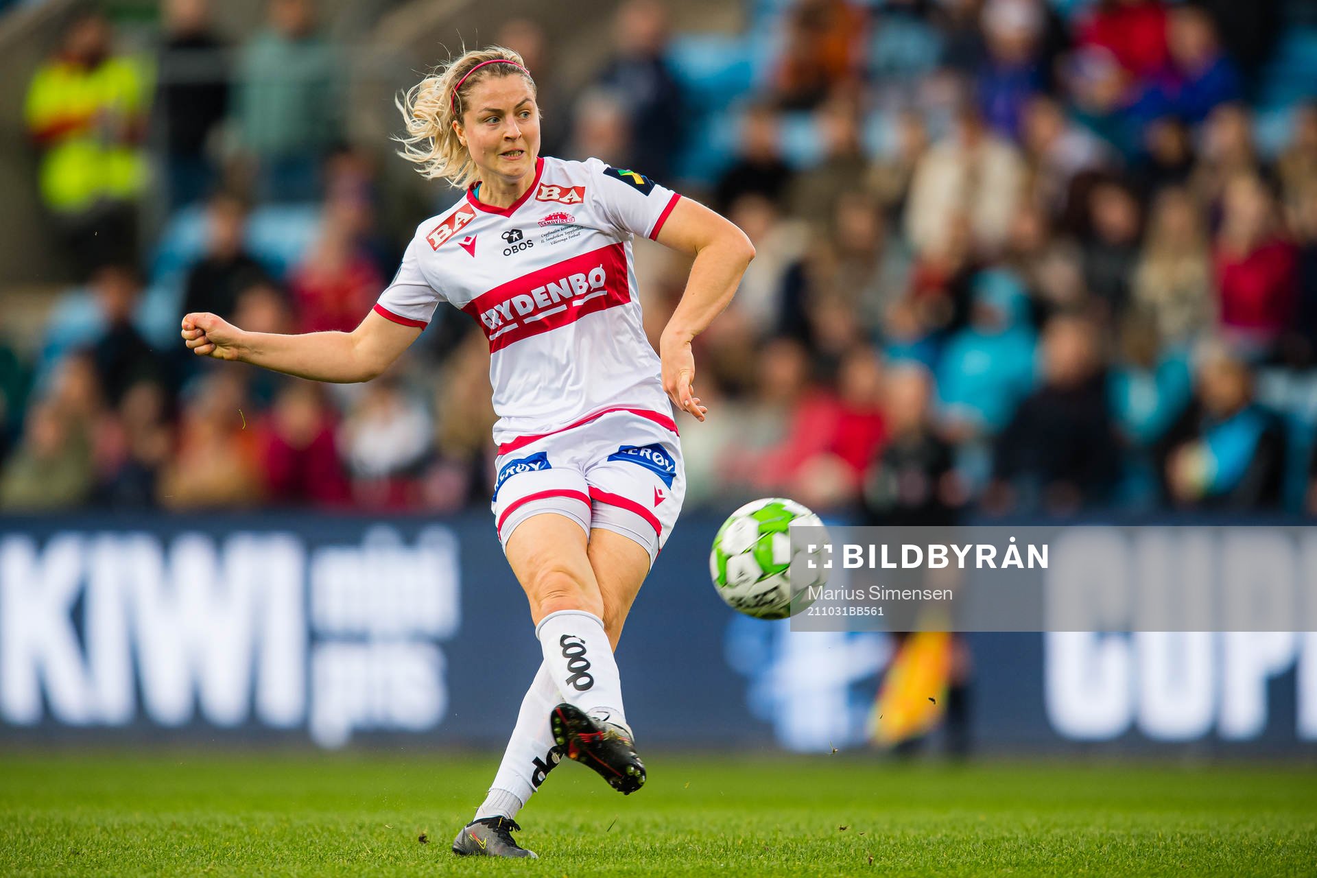 Ingrid Marie Karlsen Spord of Sandviken during the women’s cup final match between Sandviken and Vålerenga on October 31, 2021 in Oslo.