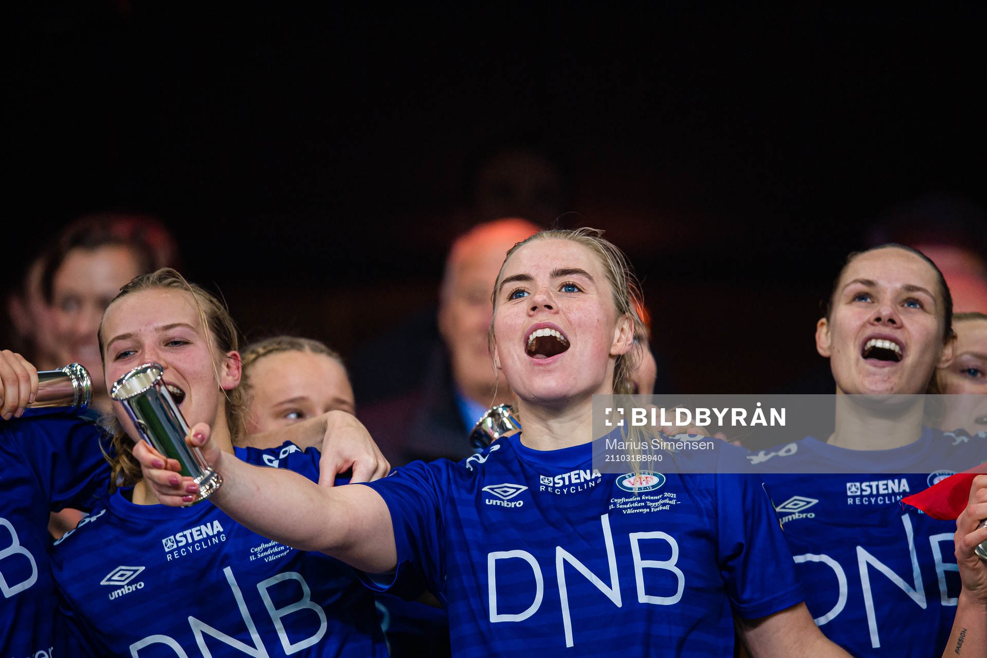 Ingibjörg Sigurdardottir of Vålerenga celebrates