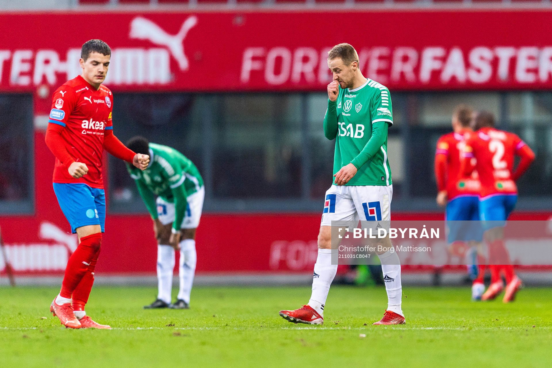 Helsingborgs Brandur Hendriksson Olsen jublar