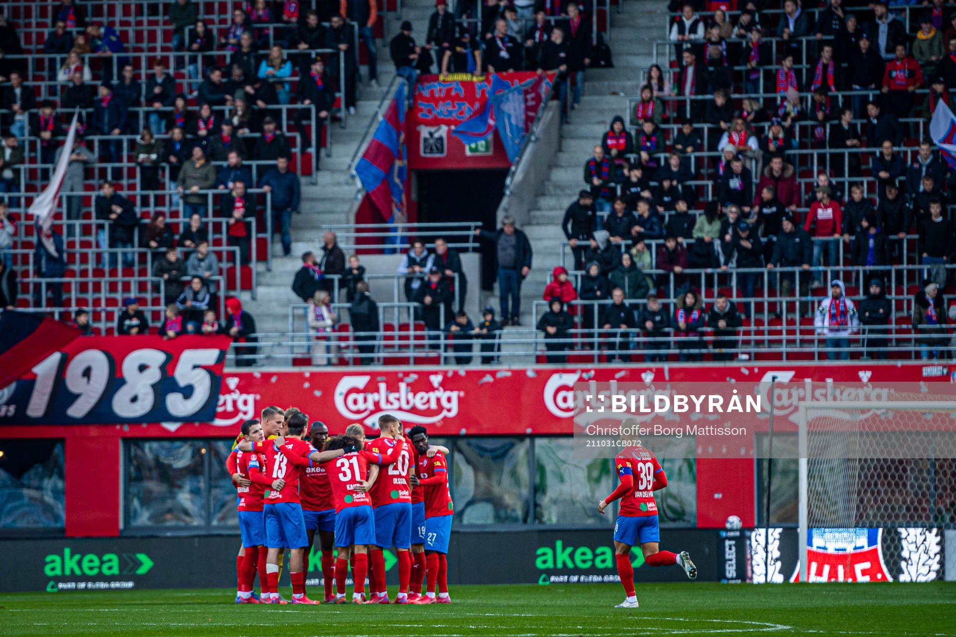 Helsingborgs spelare samlas