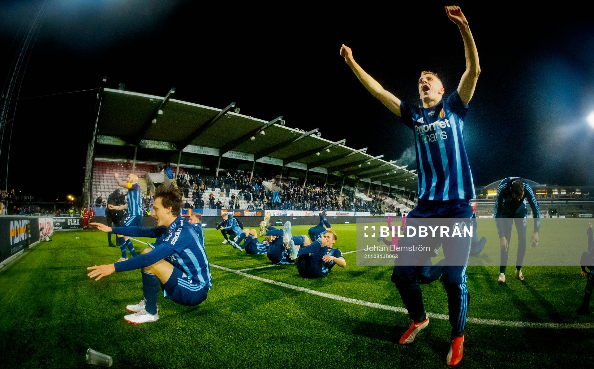 Djurgårdens Haris Radetinac jublar