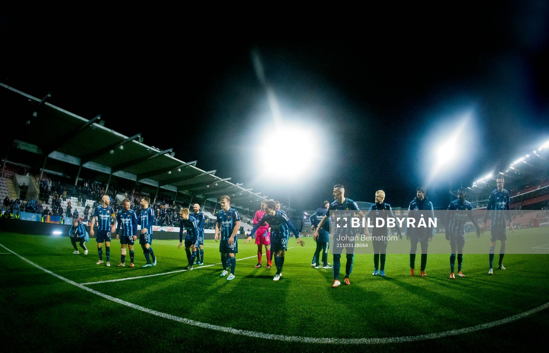 Djurgårdensspelarna jublar