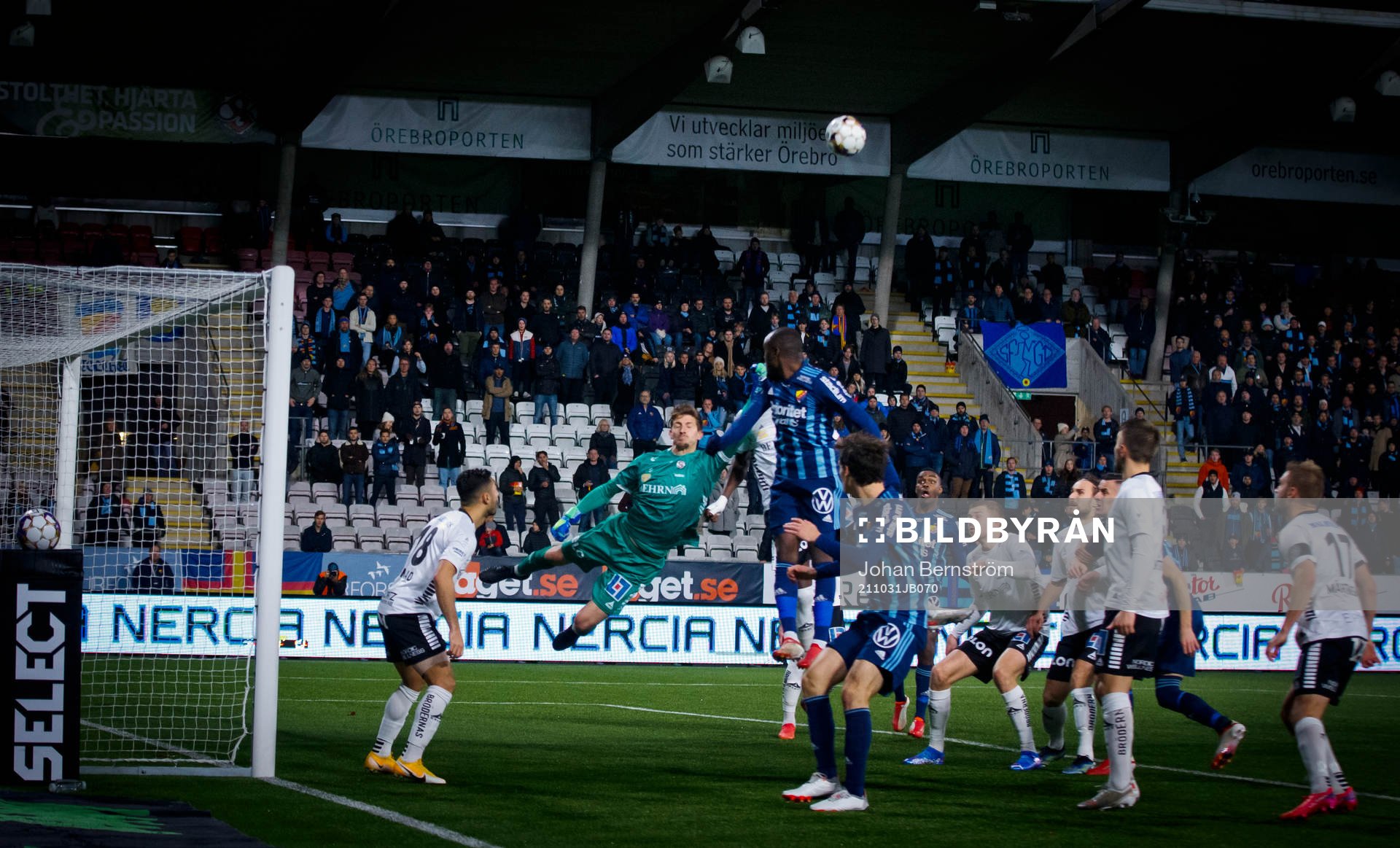 Örebros målvakt Bobby Allain