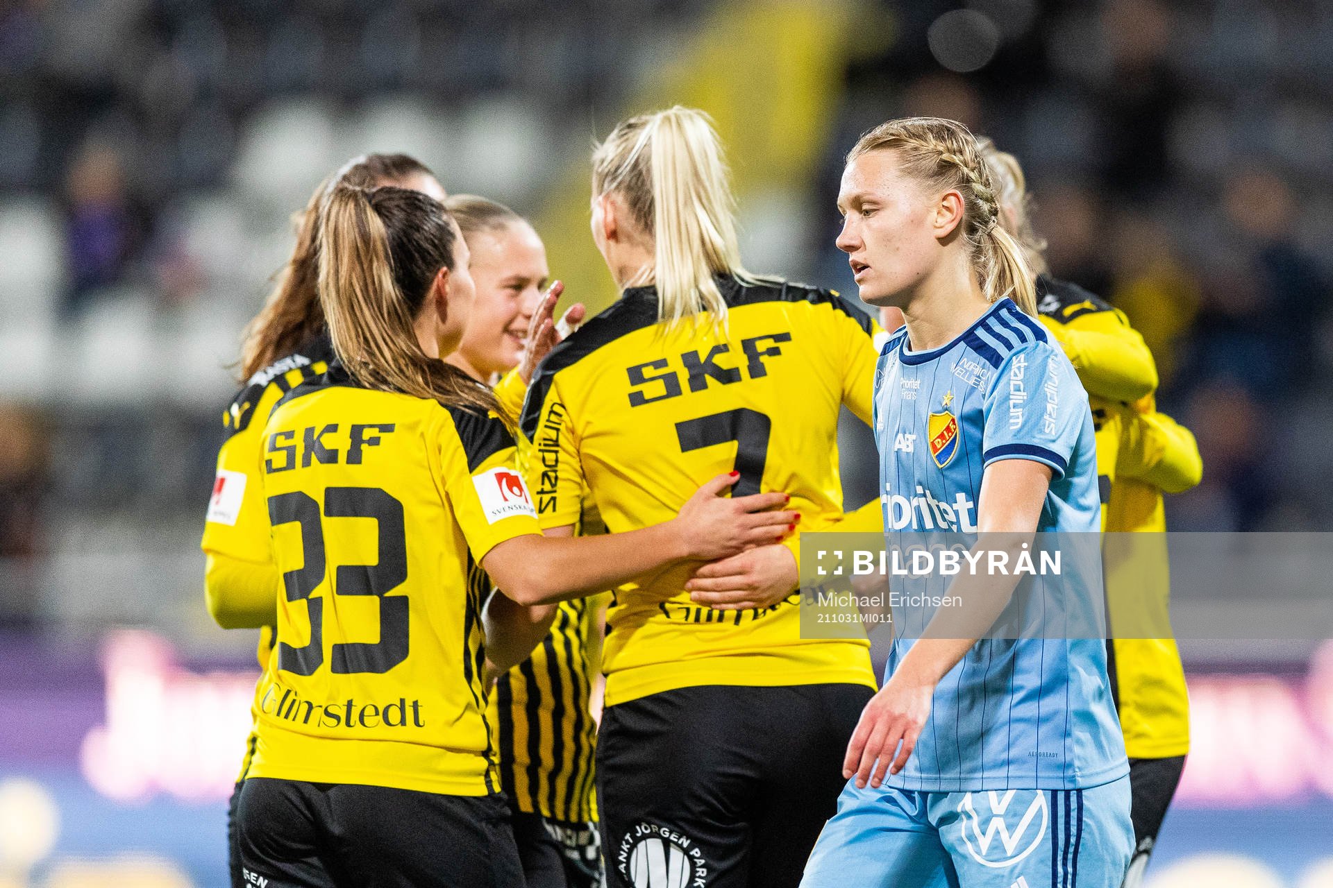 Djurgårdens Sara Olai deppar