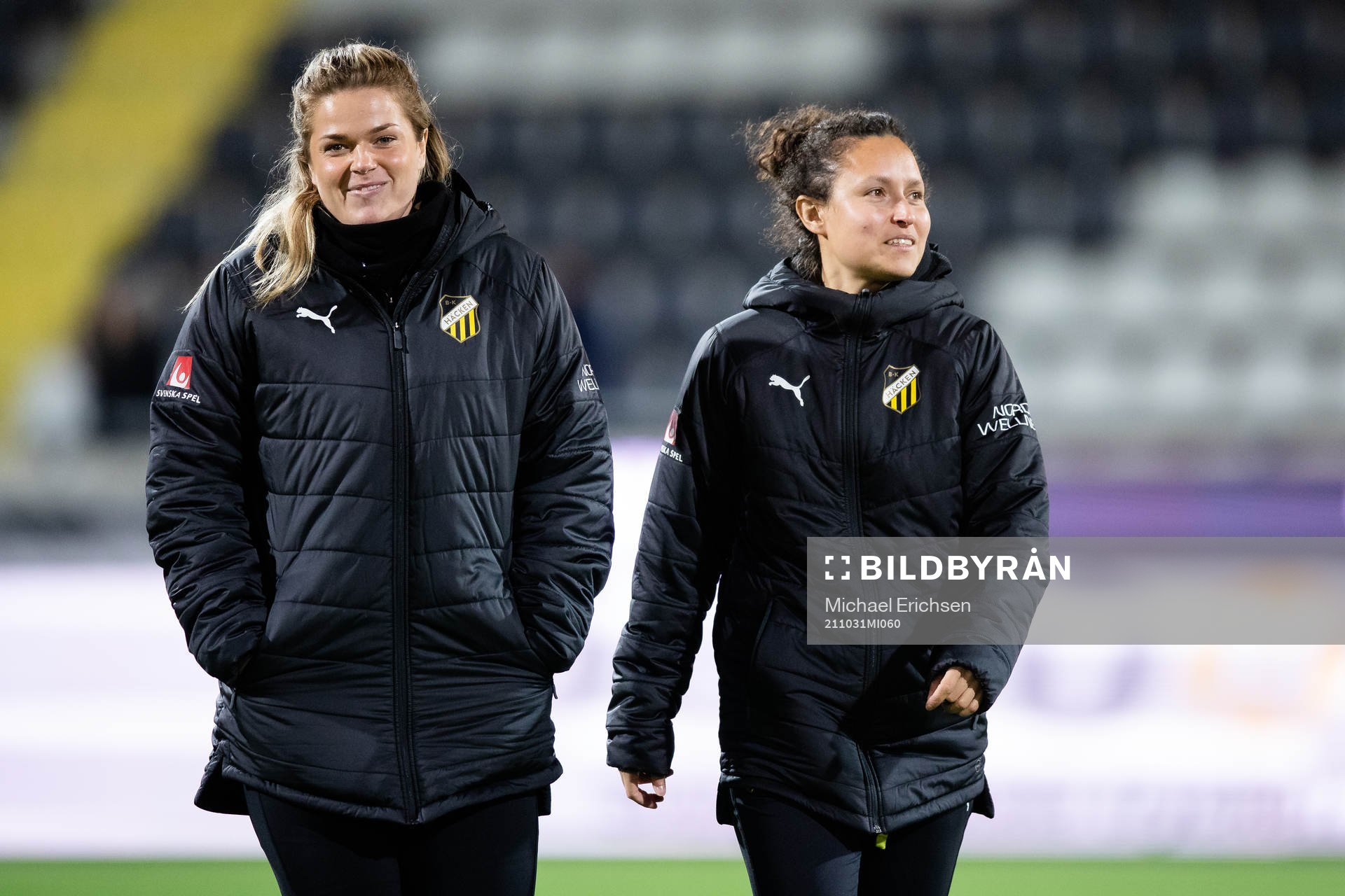 Häckens assisterande tränare Erika Faith och lagledare