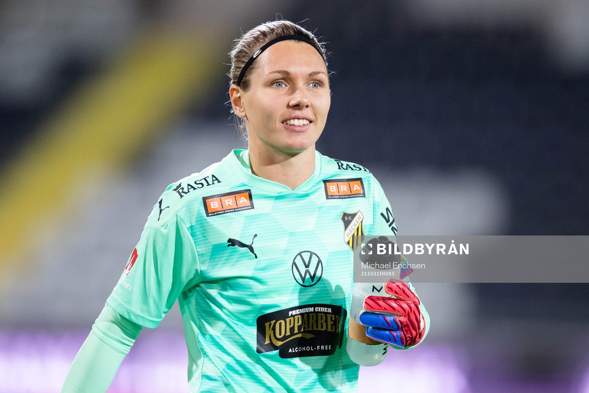 Häckens målvakt Jennifer Falk