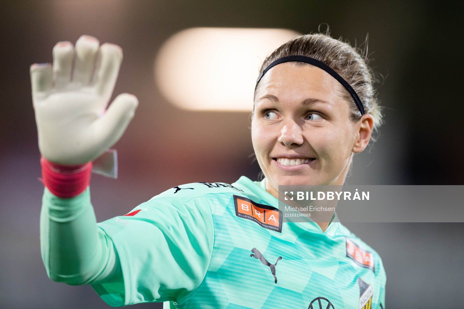 Häckens målvakt Jennifer Falk