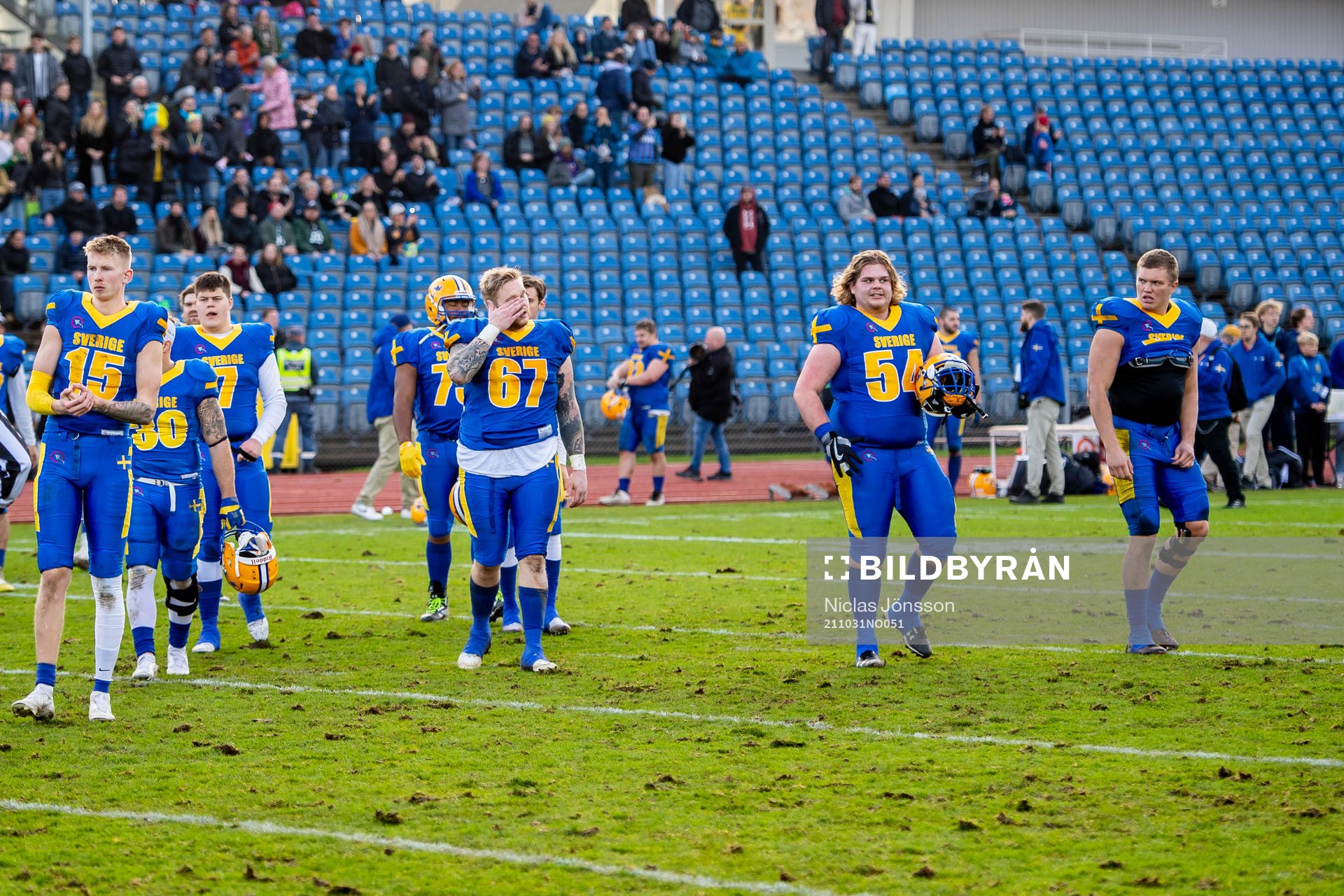 Sveriges spelarna deppar