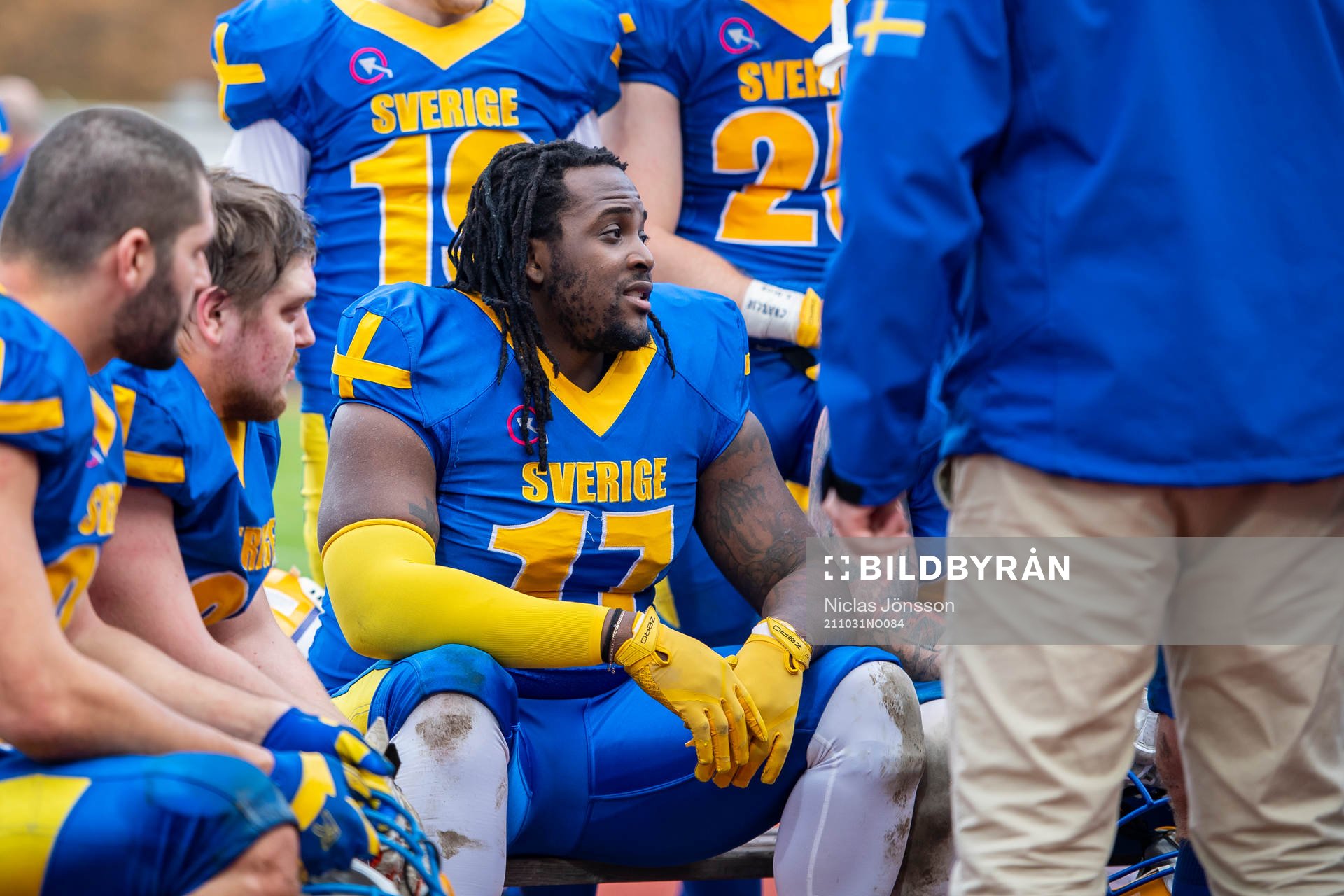 Sveriges Benjamin Egbudiwe deppar