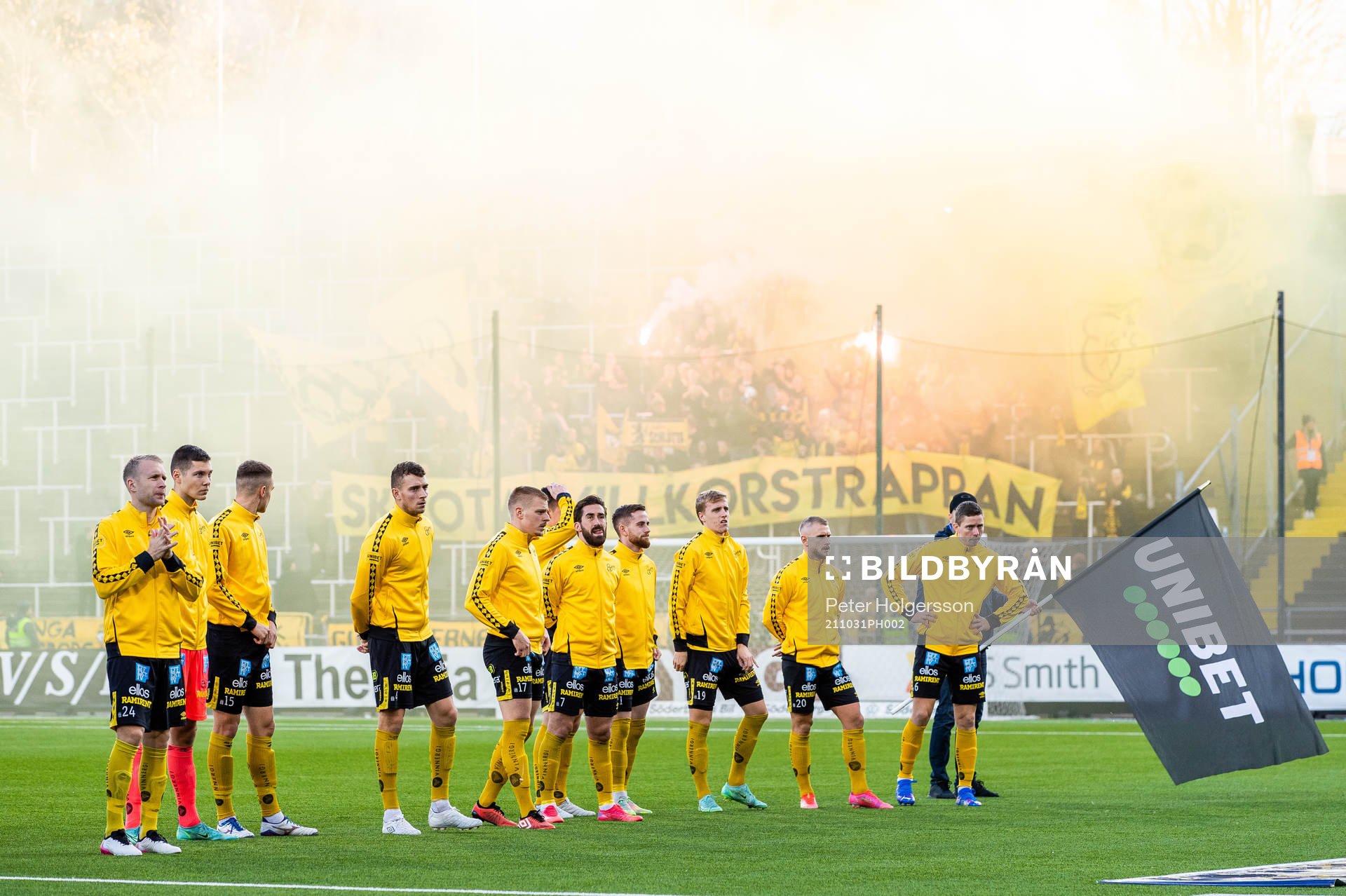 Elfsborgs spelare vifd line-up