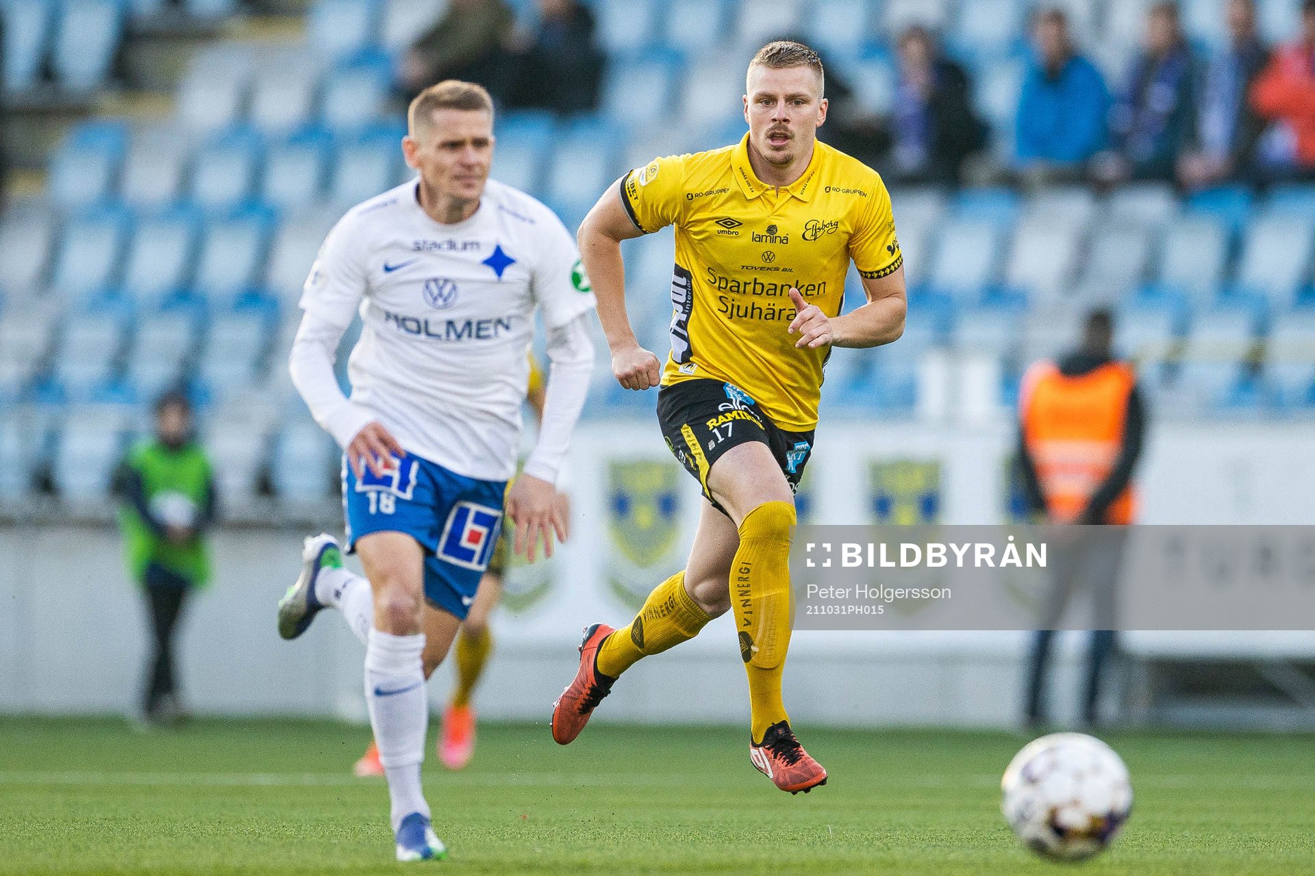 IFK Norrköpings Ari Skúlason och Elfsborgs Per Frick