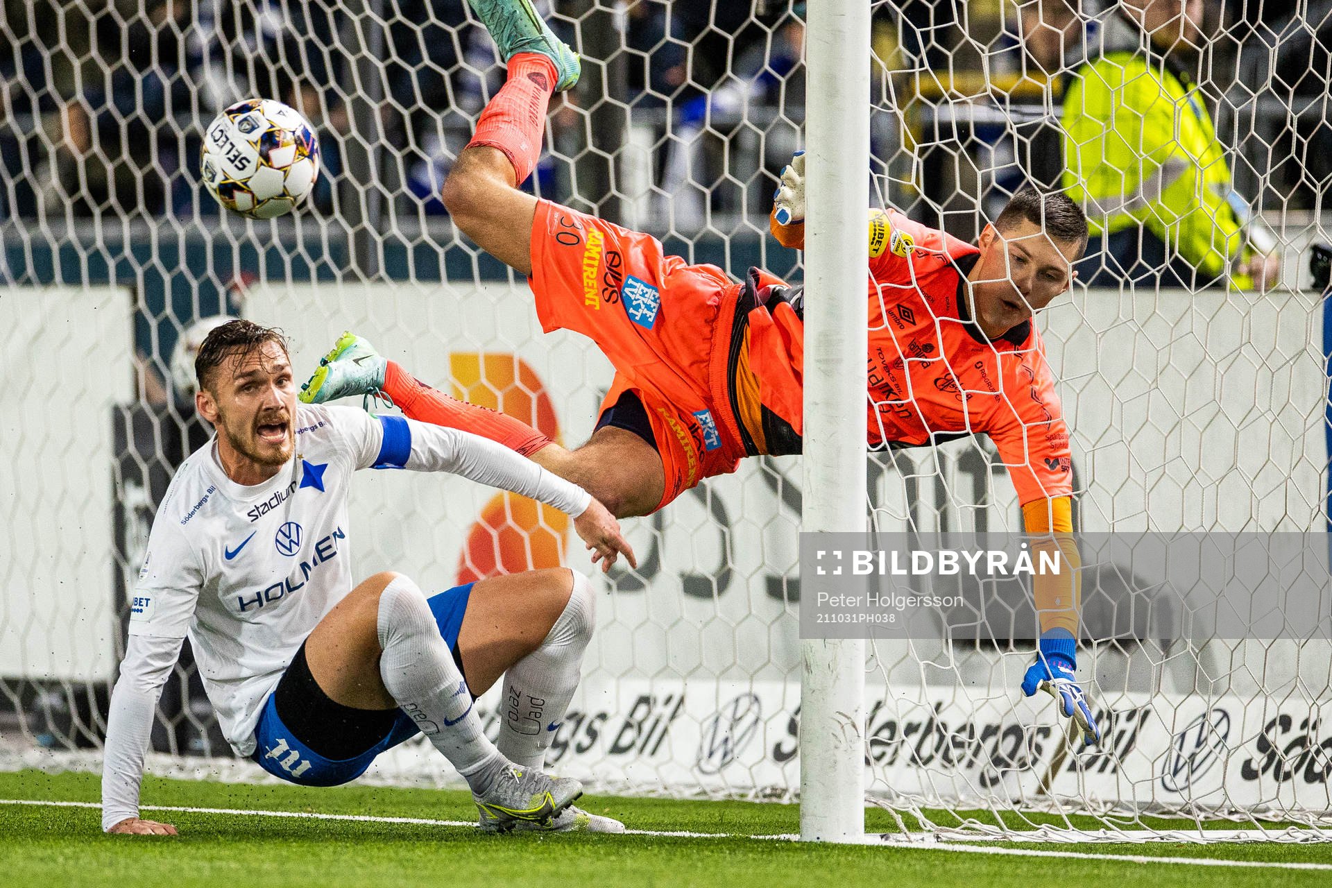 IFK Norrköpings Linus Wahlqvist gör 2-2 på Elfsborgs