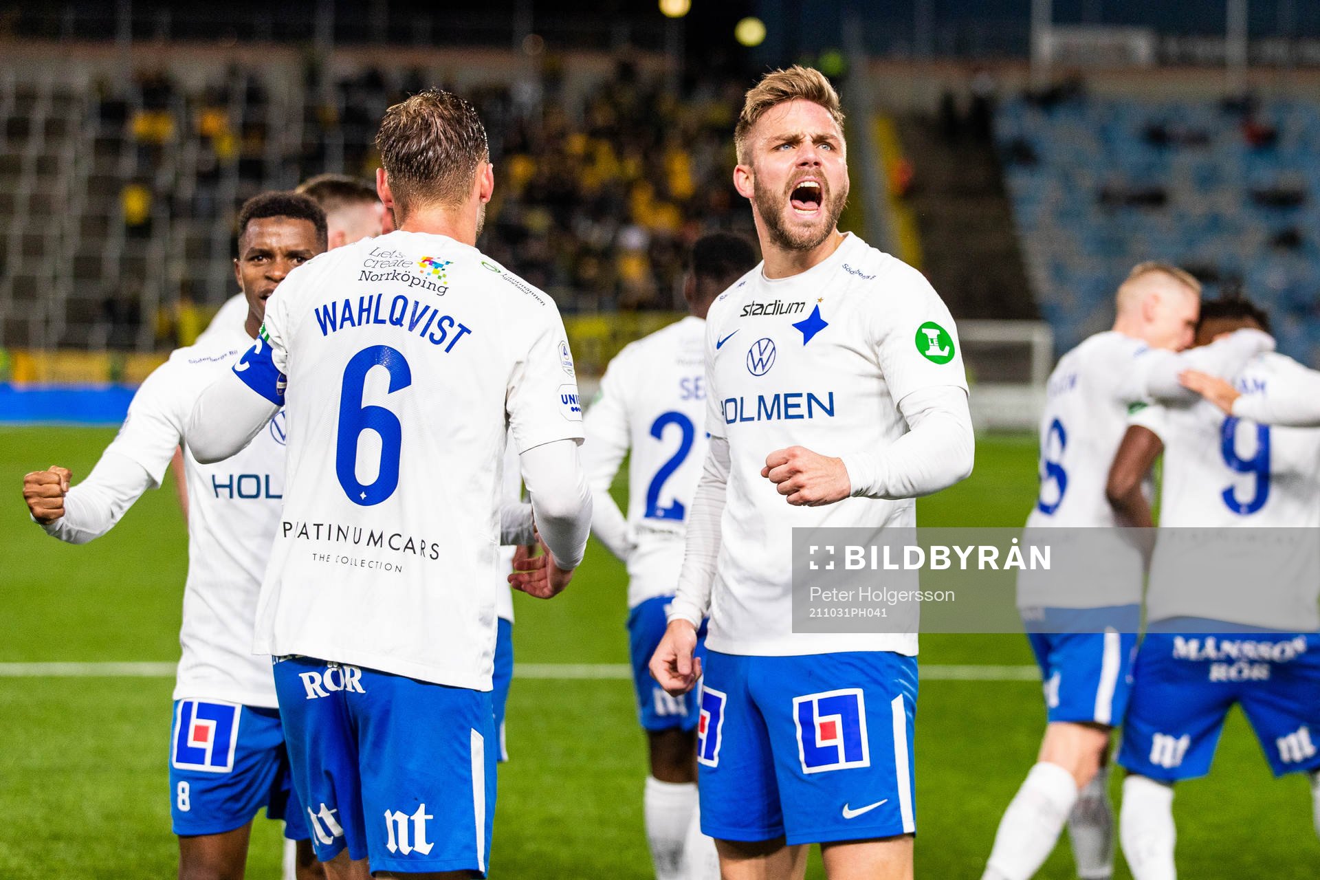 IFK Norrköpings Christoffer Nyman jublar
