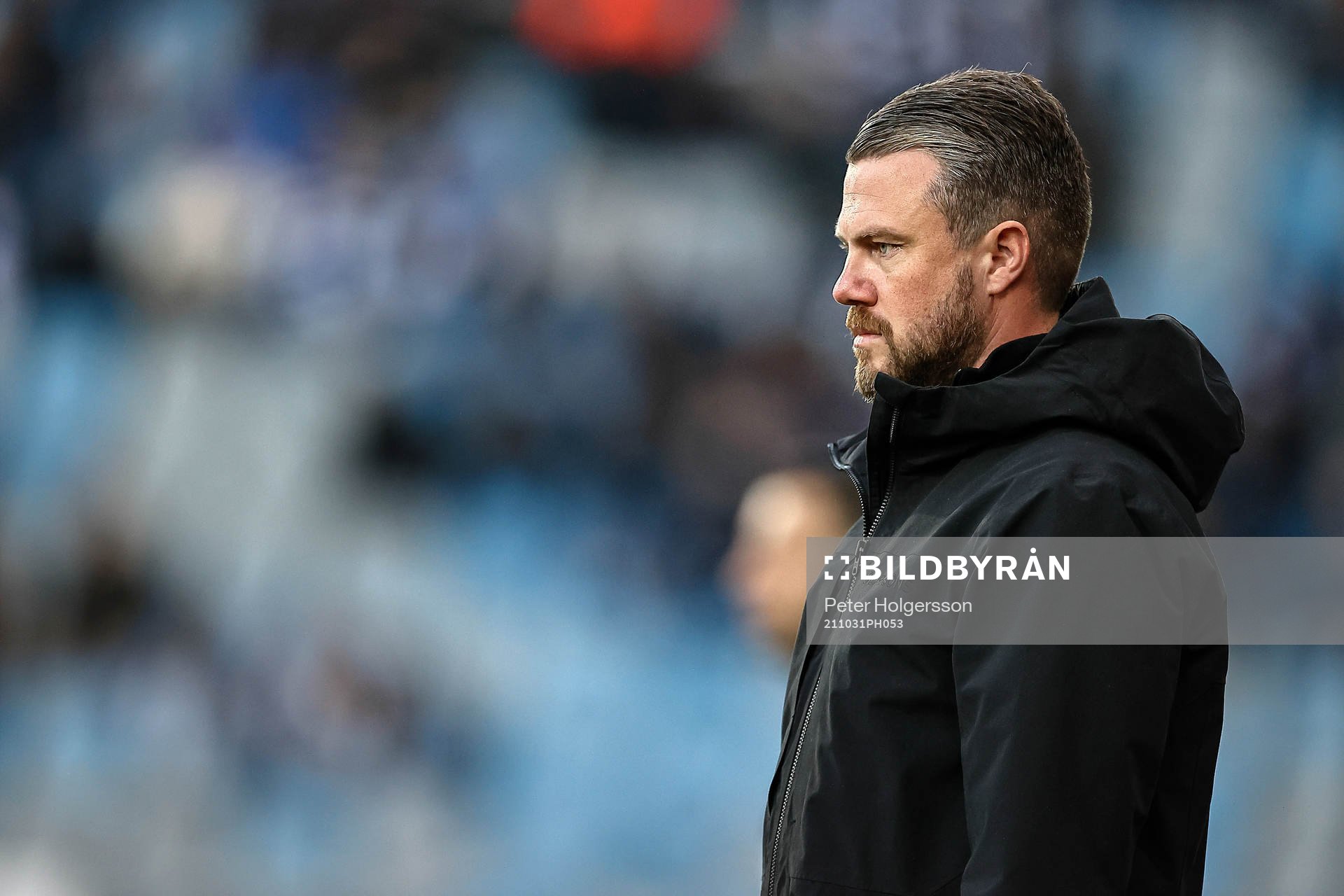 Elfsborgs manager Jimmy Thelin deppar