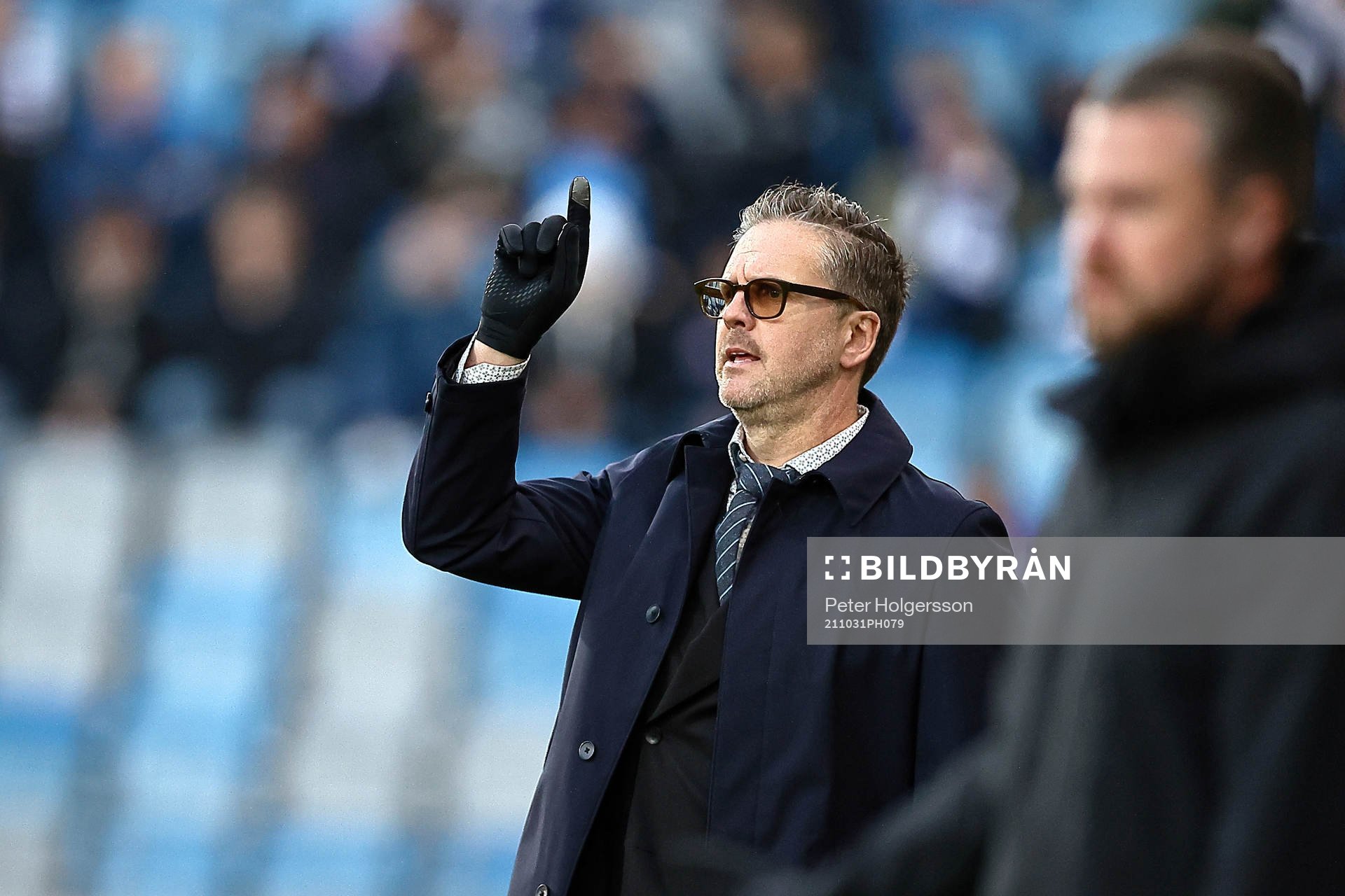 IFK Norrköpings tränare Rikard Norling  reagerar