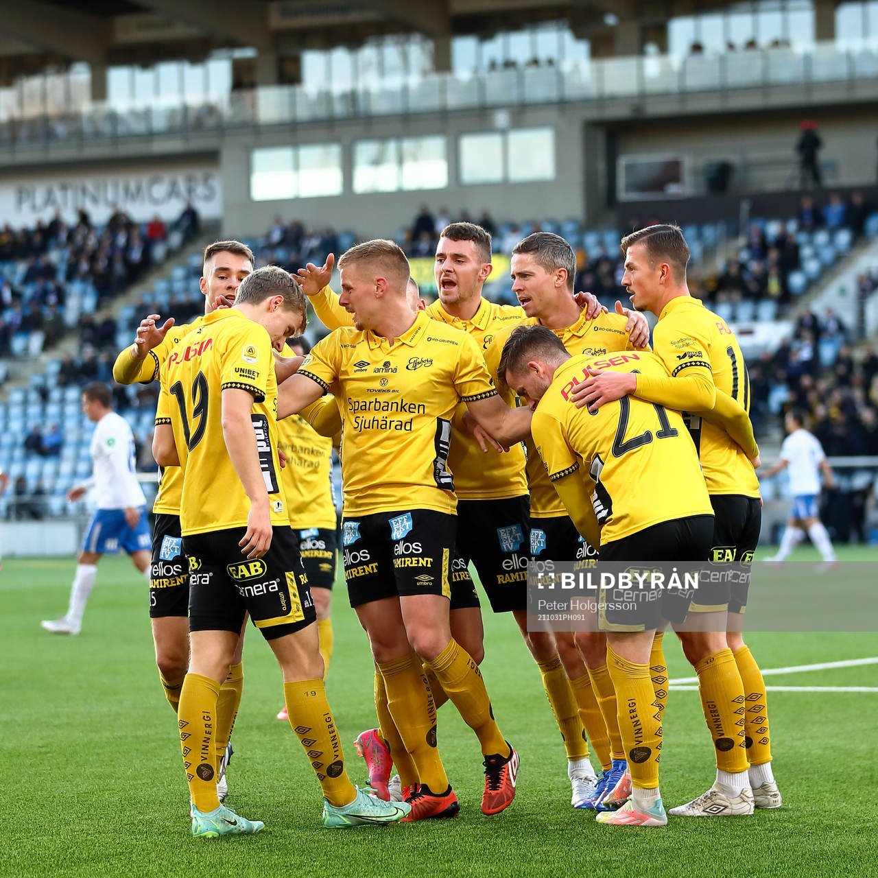 Elfsborgs spelare jublar
