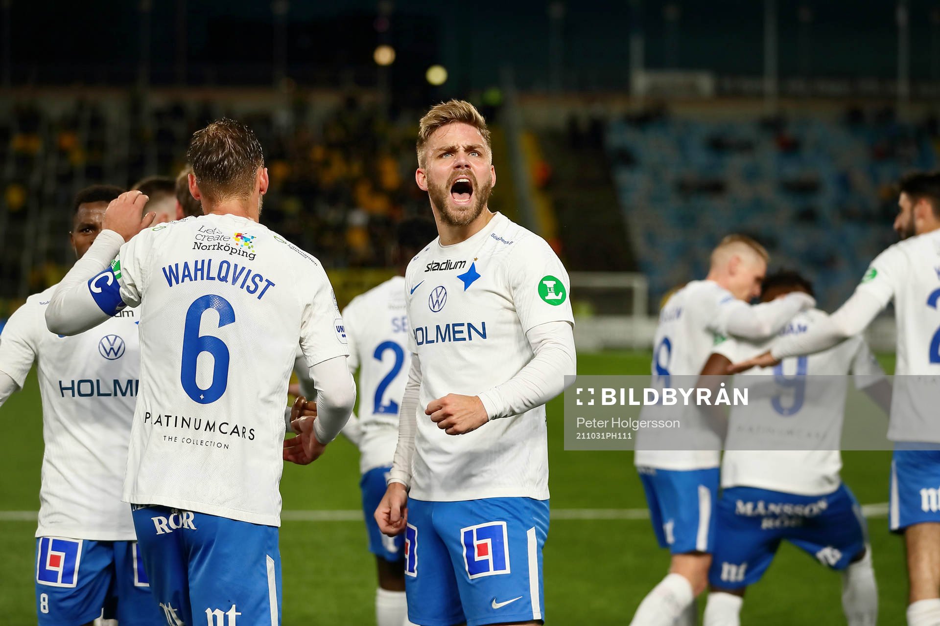 IFK Norrköpings Christoffer Nyman jublar
