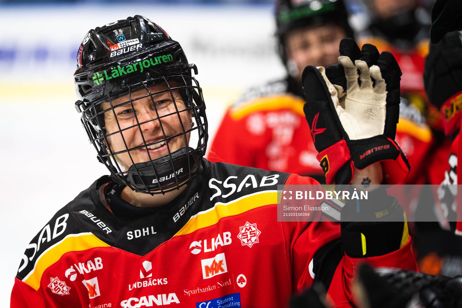 Luleås Noora Tulus jublar