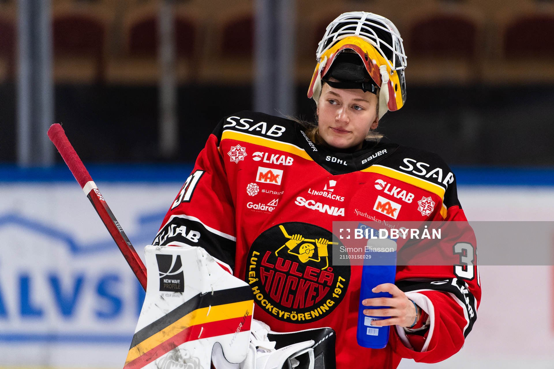 Luleås målvakt Frida Axell