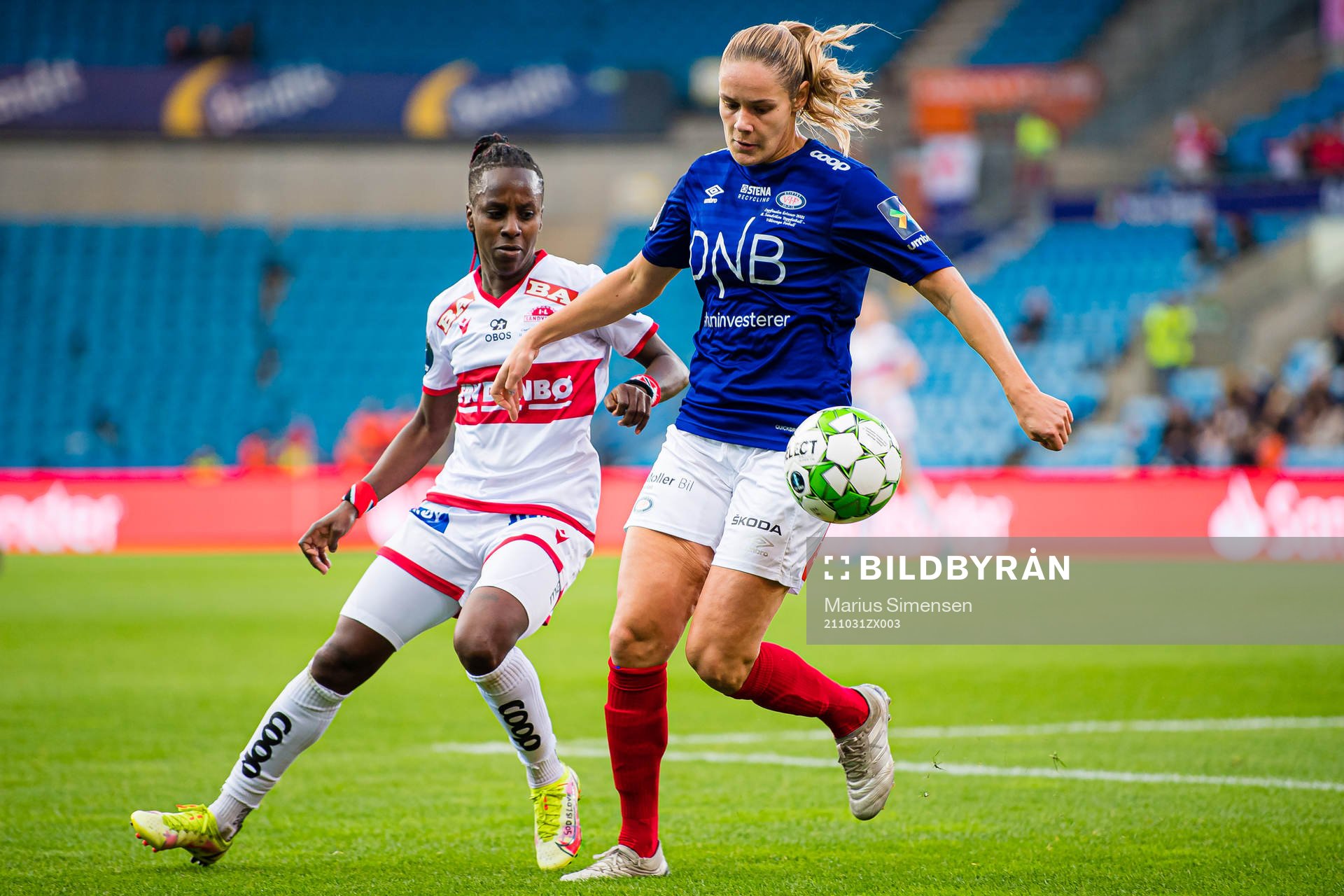 Kennya Kinda Esther Cordner of Sandviken and Andrine Tomter