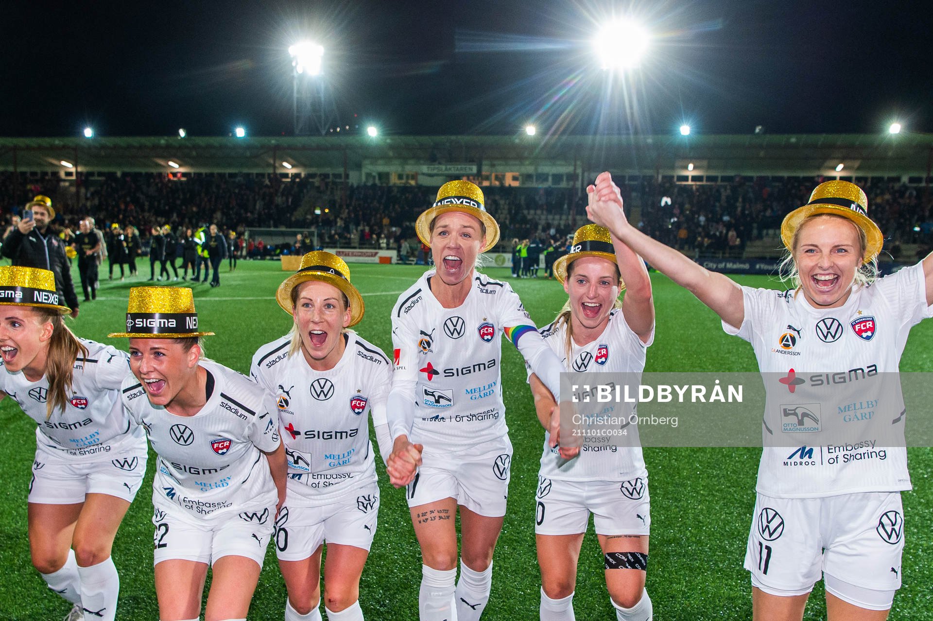 Rosengårds Olivia Schough, Caroline Seger och Mimmi
