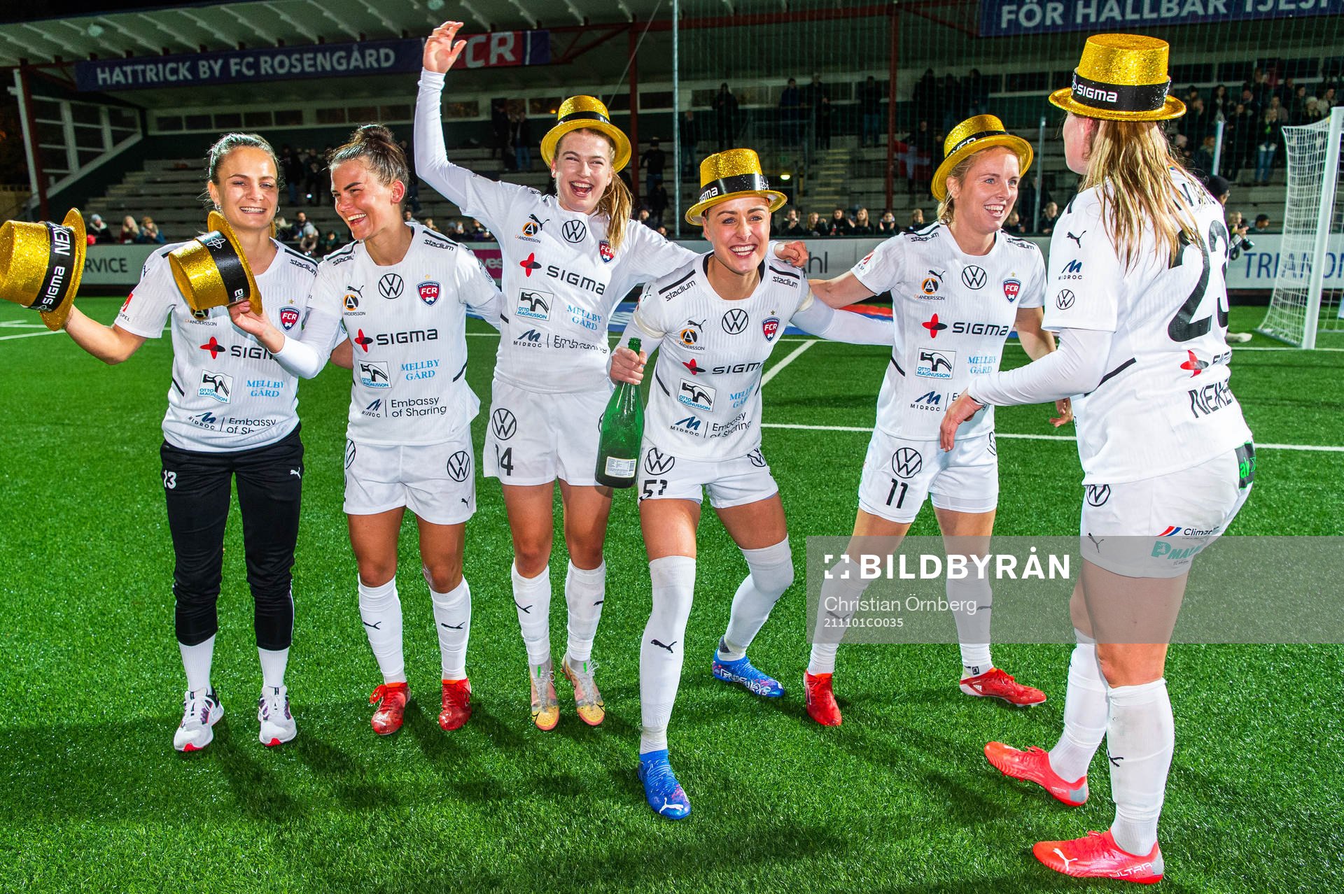 Rosengårds Amanda Altheden, Sanne Troelsgaard och Mimmi