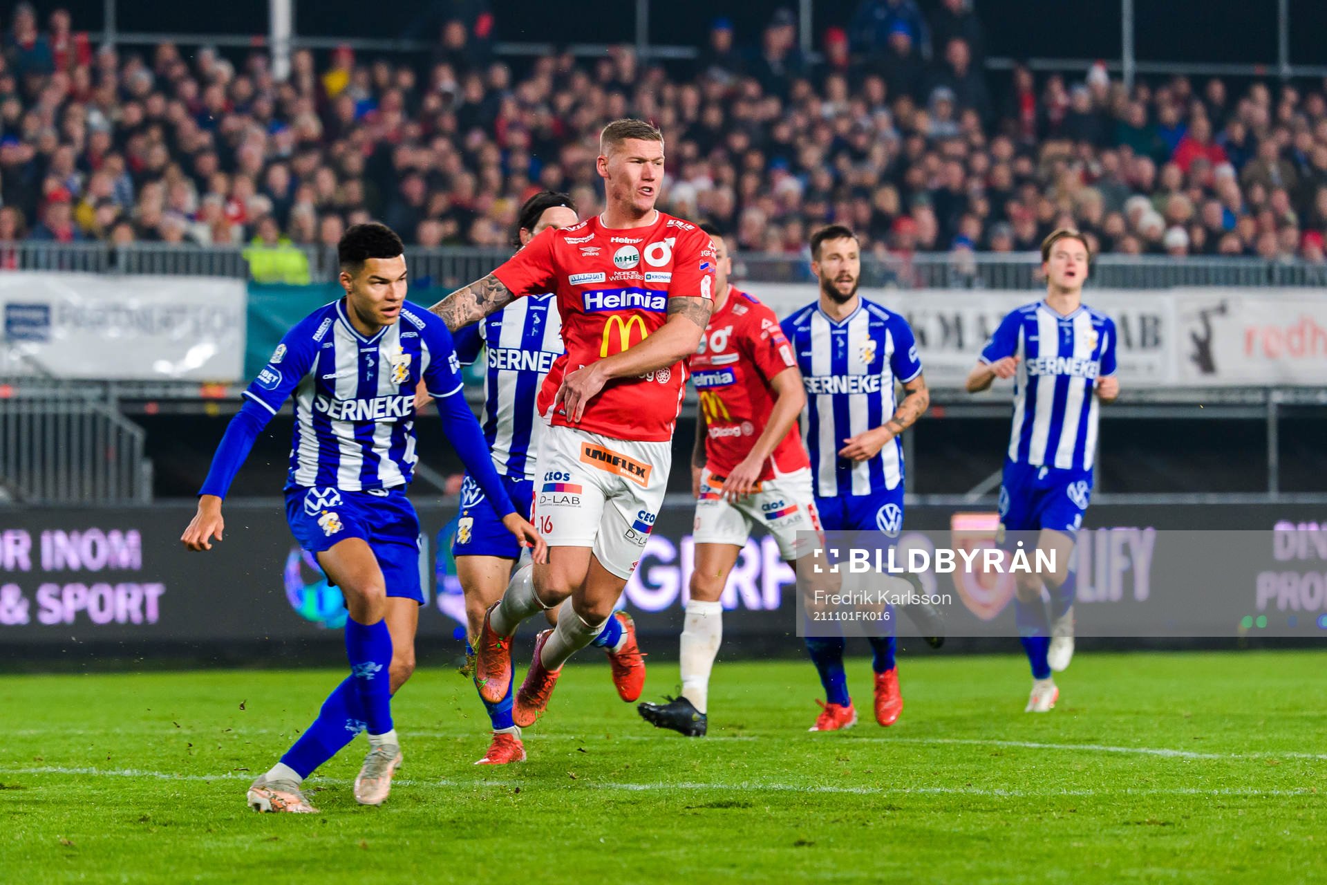 IFK Göteborgs och Degerfors Victor Edvardsen