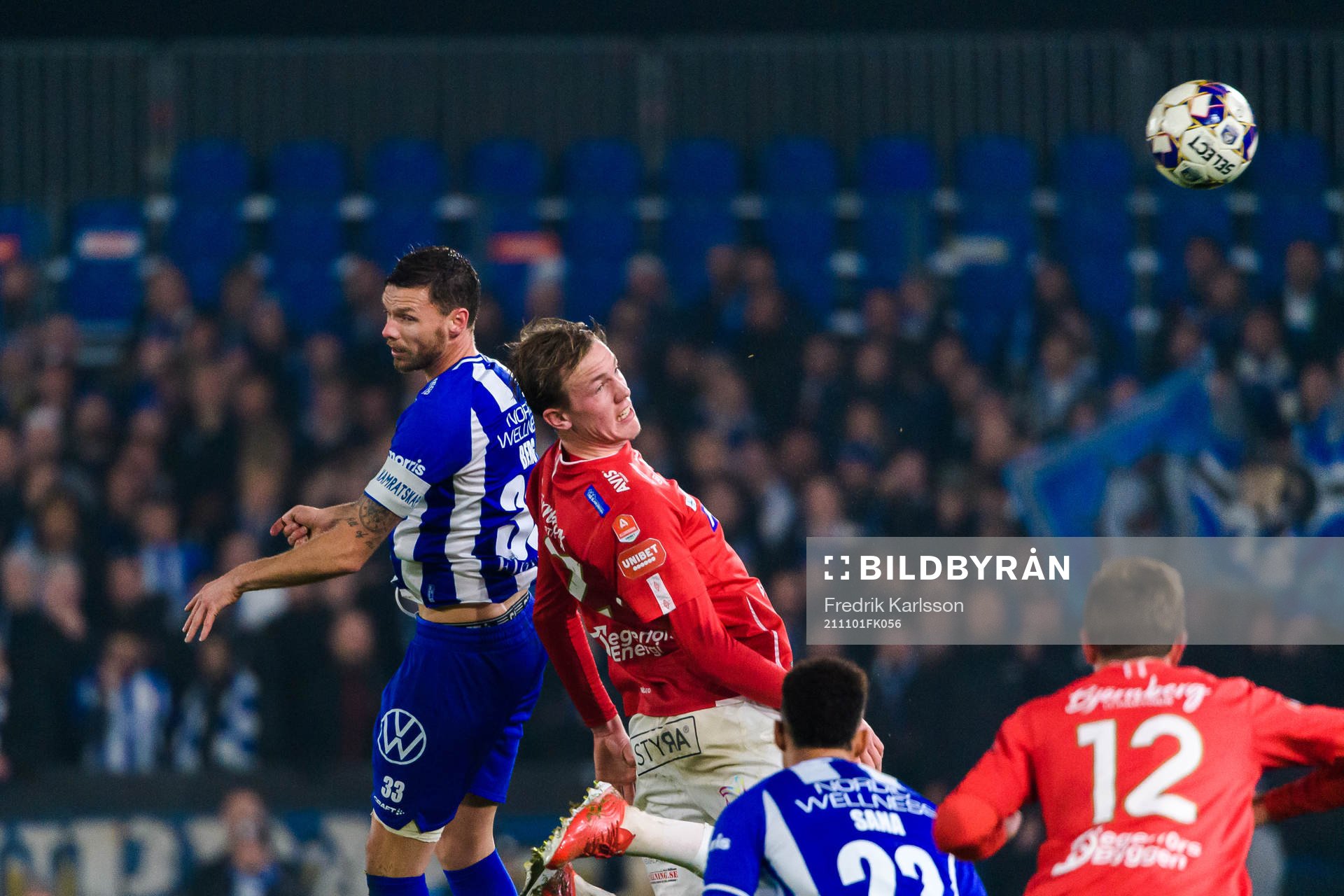 IFK Göteborgs Marcus Berg och Degerfors Adam Carlén