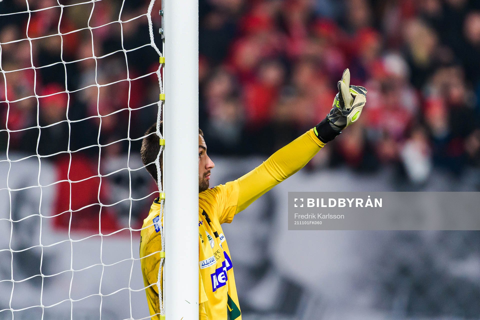 Degerfors målvakt Alfie Malik Whiteman