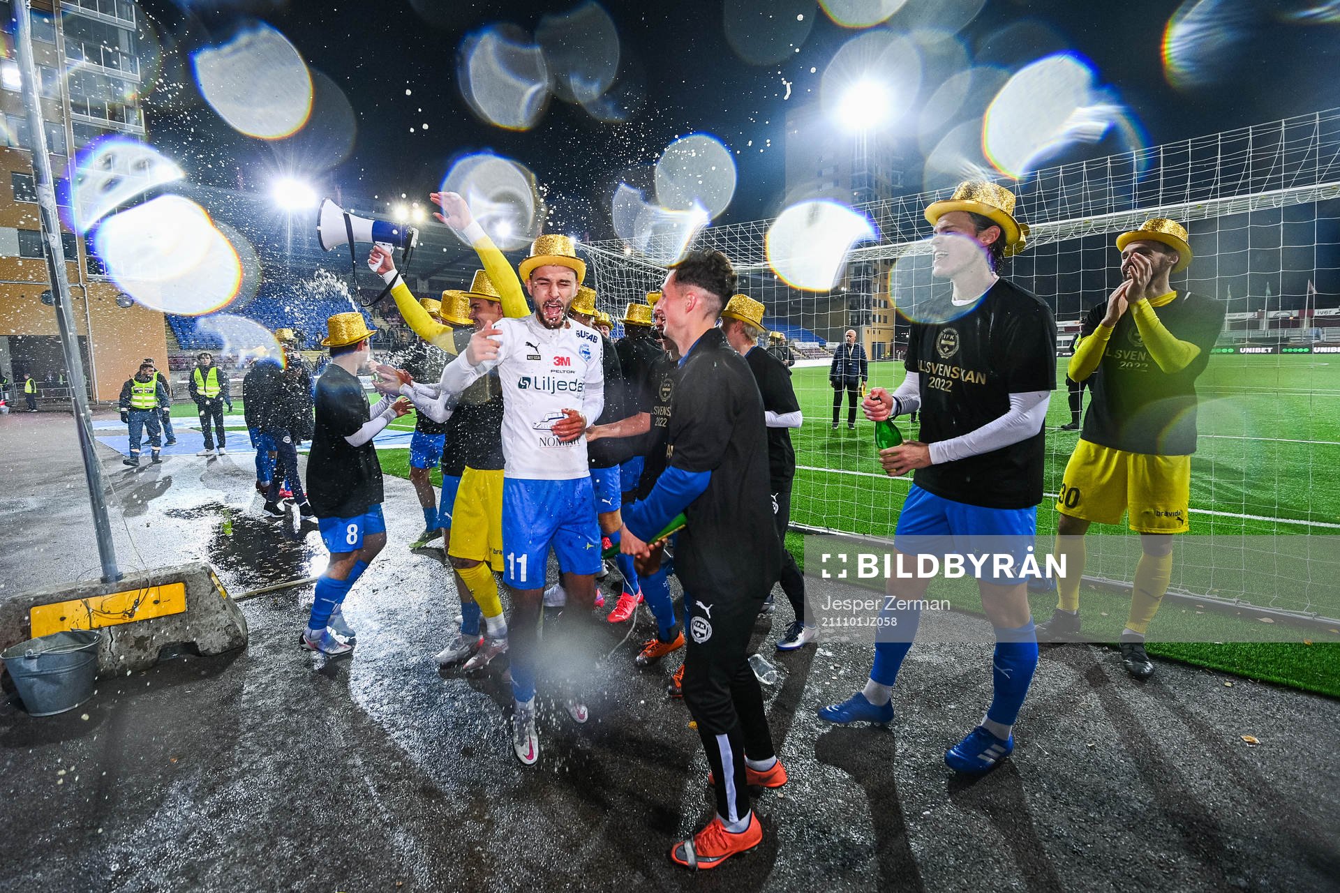 Värnamos Edvin Becirovic jublar