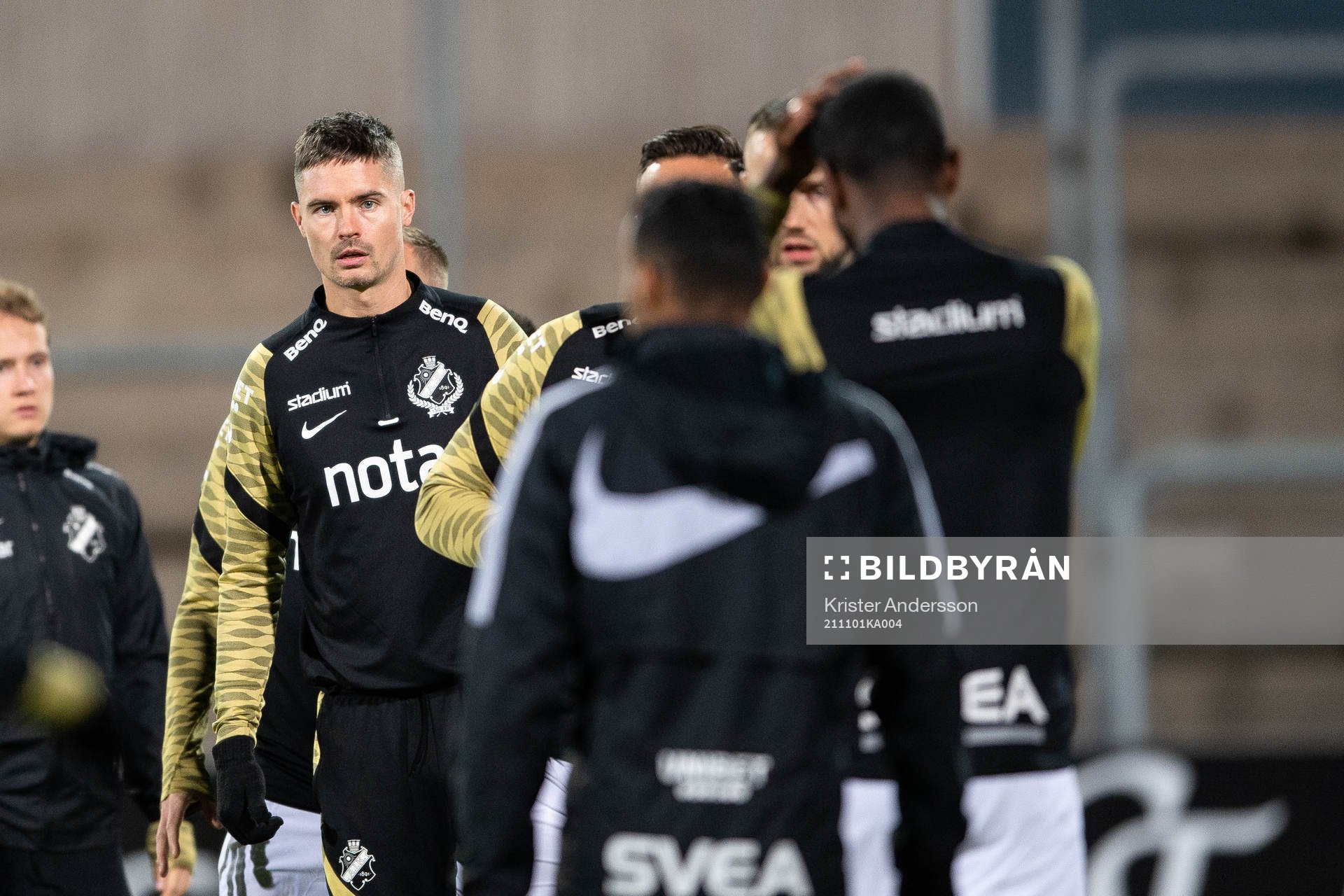 s Mikael Lustig före fotbollsmatchen i Allsvenskan mellan