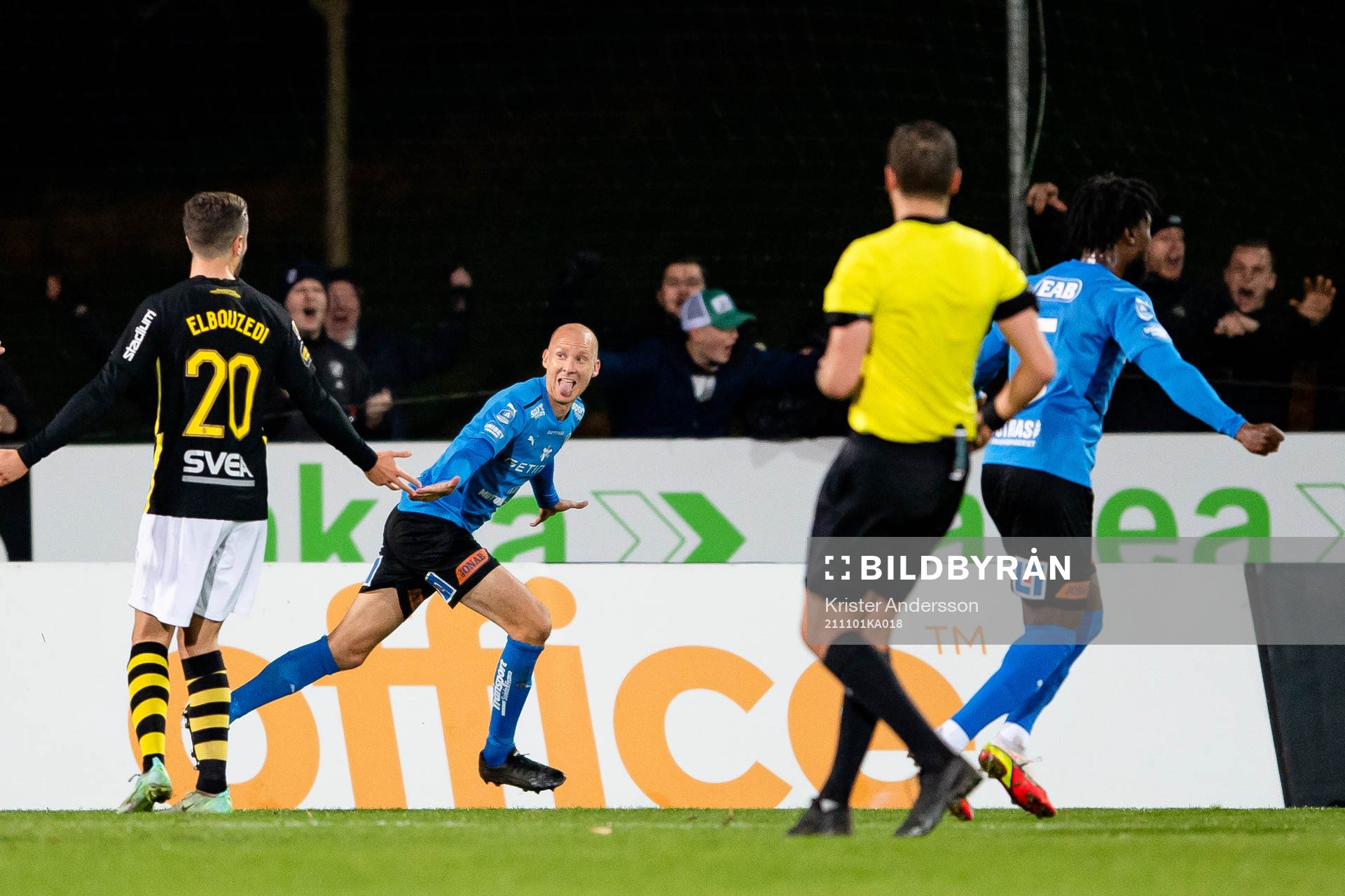 Halmstads Andreas Johansson jublar