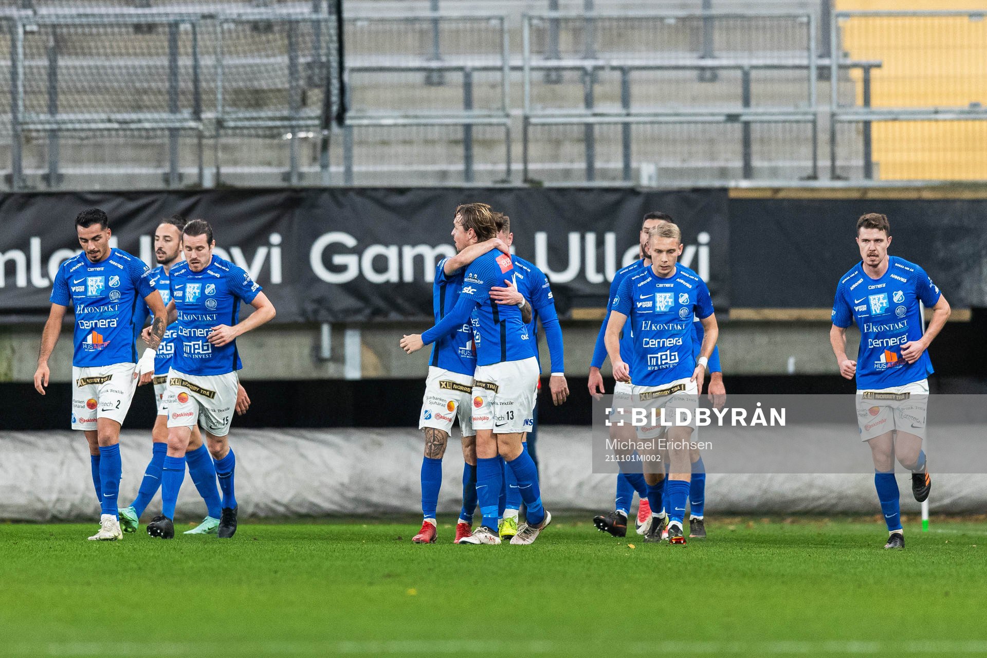 Norrbys spelare jublar