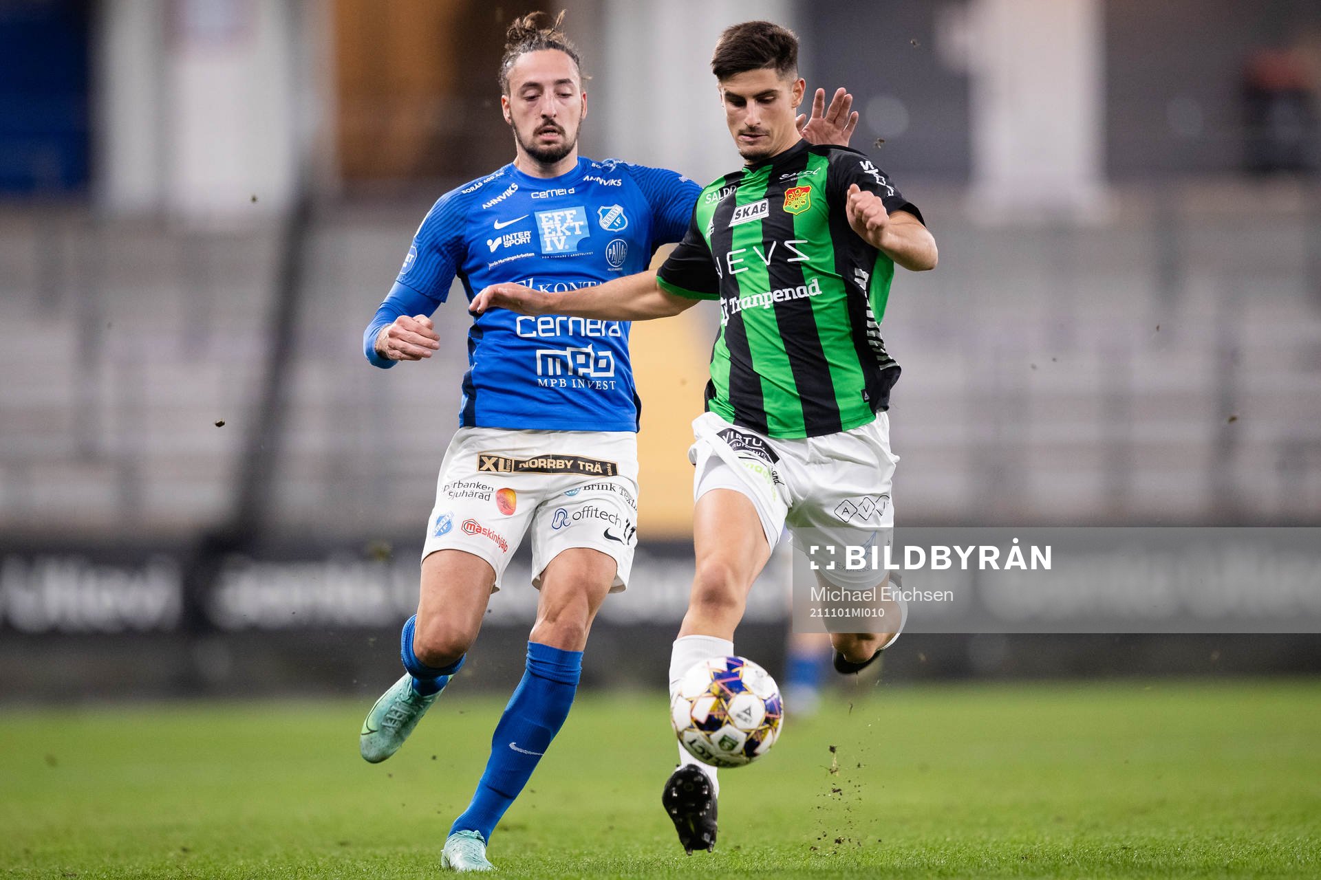 Norrbys Dijan Vukojevic och GAIS Emin Grozdanic
