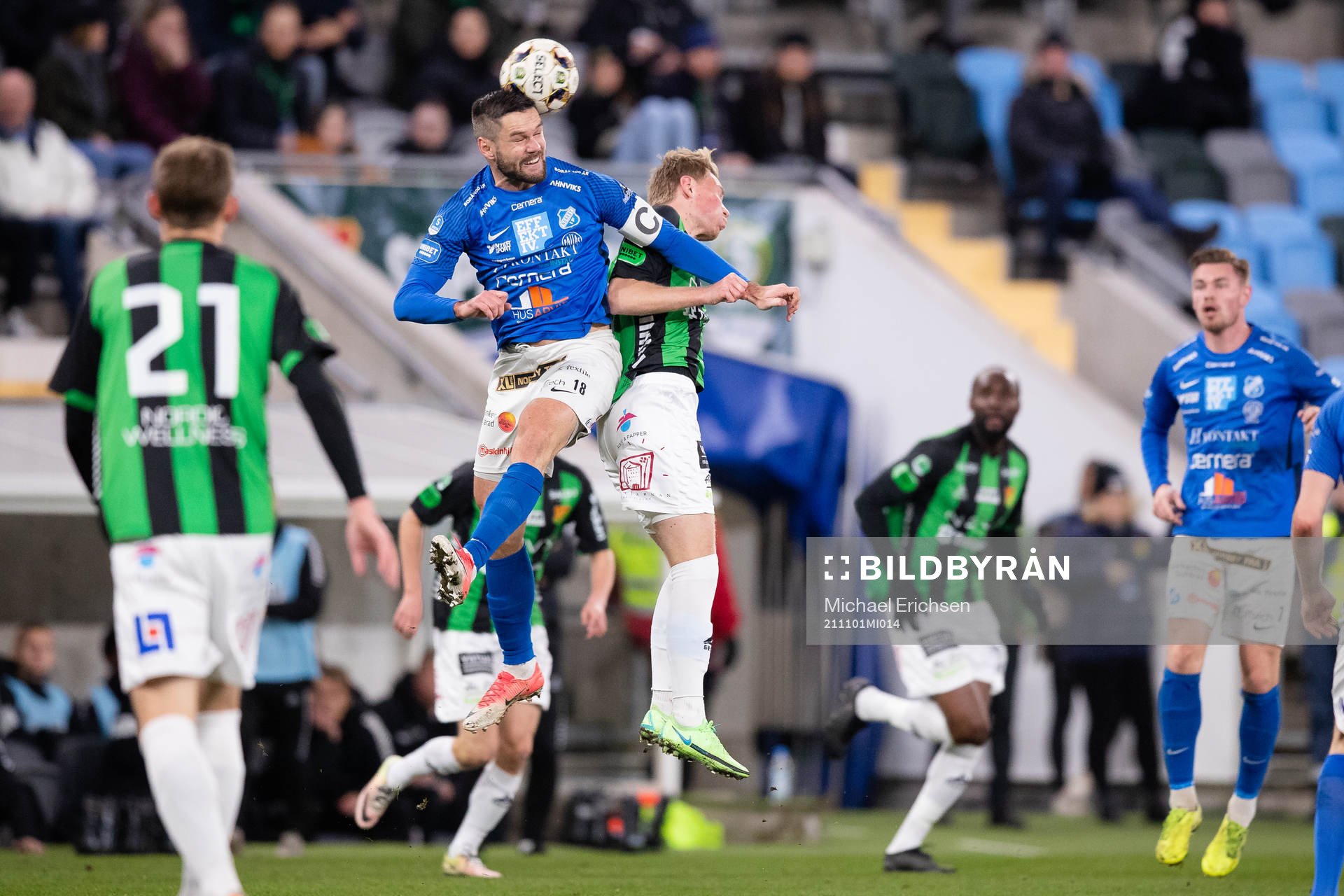 Norrbys Ivo Dominik Pekalski och GAIS Adam Egnell