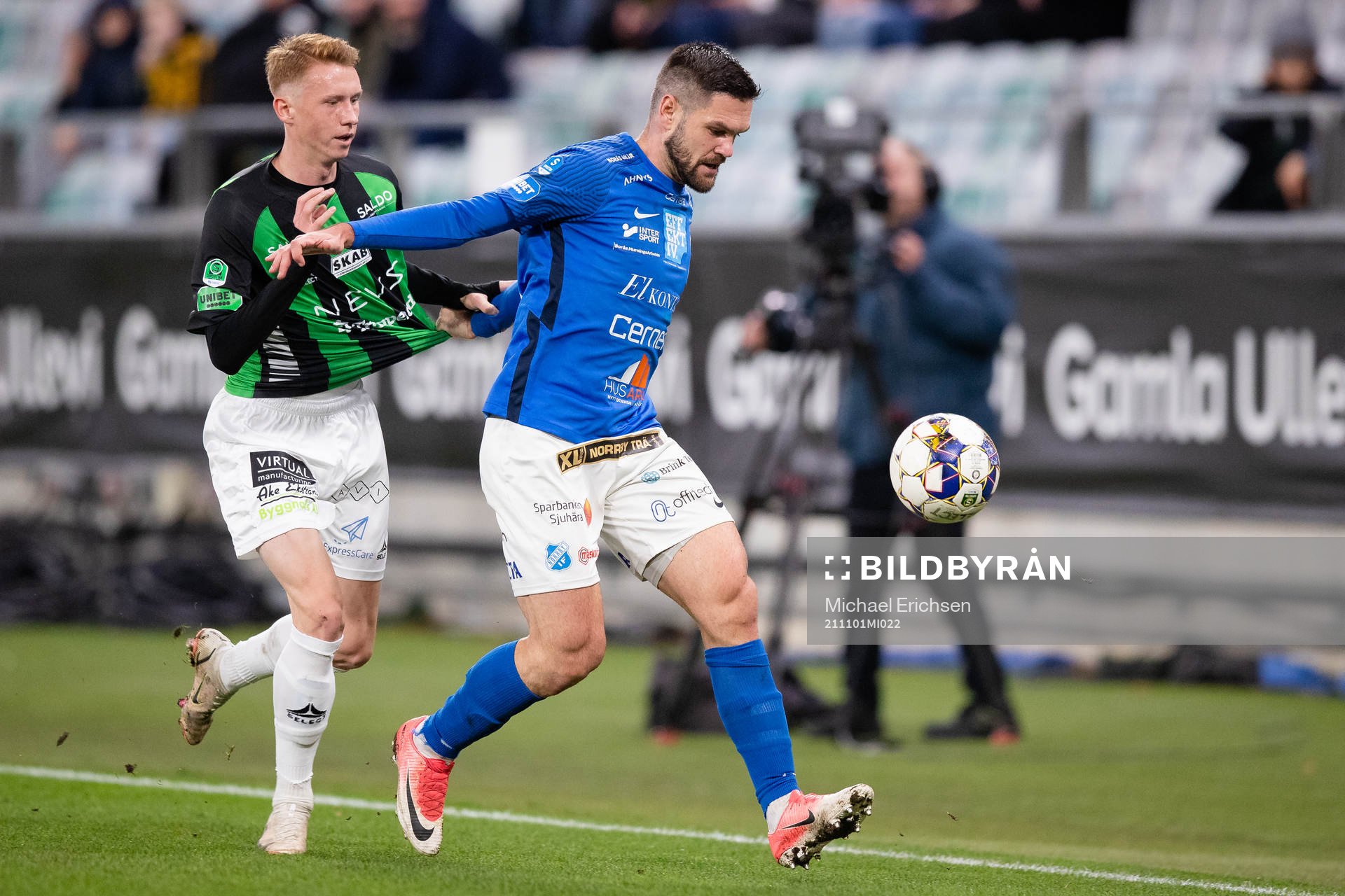 GAIS Julius Lindberg och Norrbys Ivo Dominik Pekalski