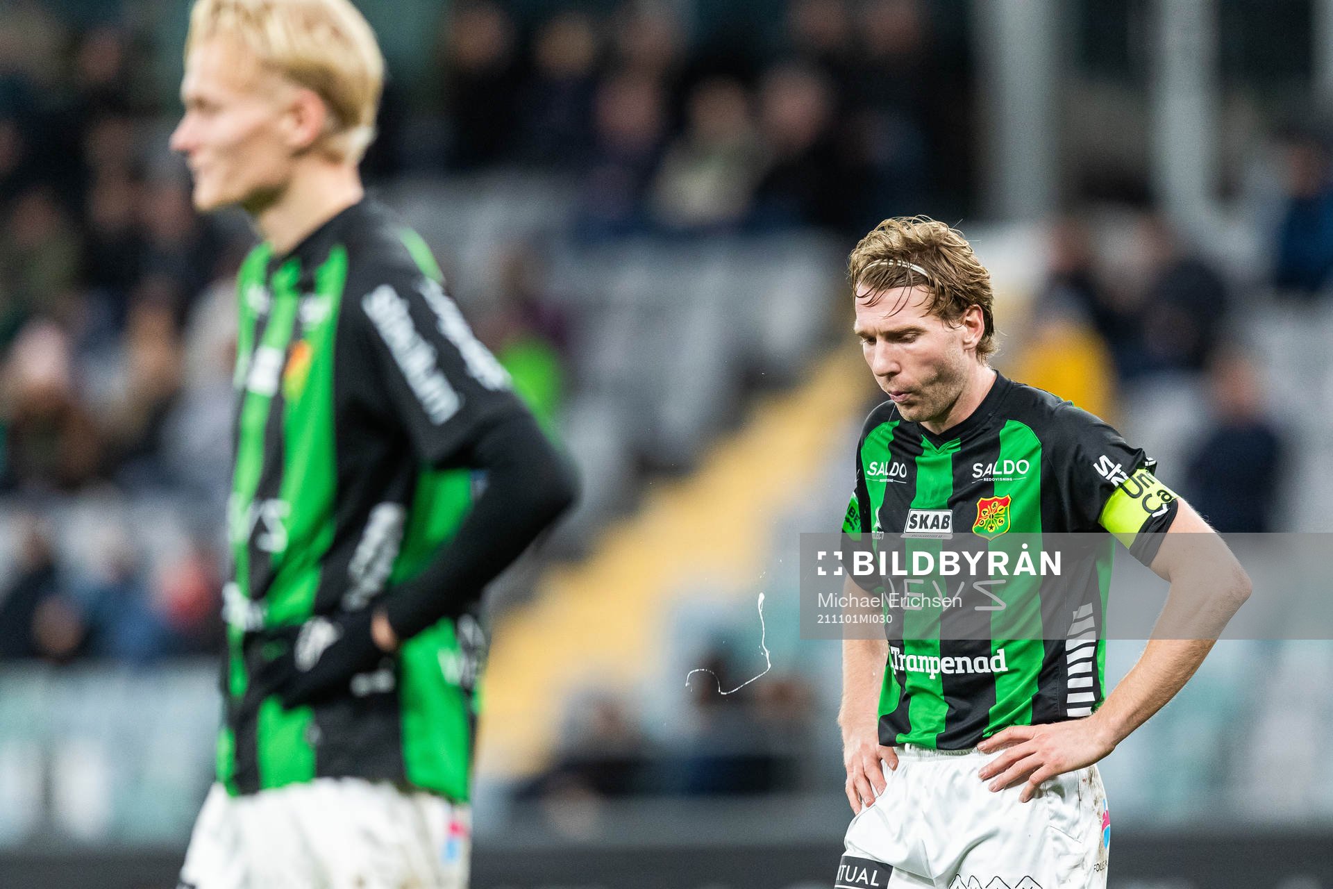 GAIS Filip Örnblom och August Wängberg deppar