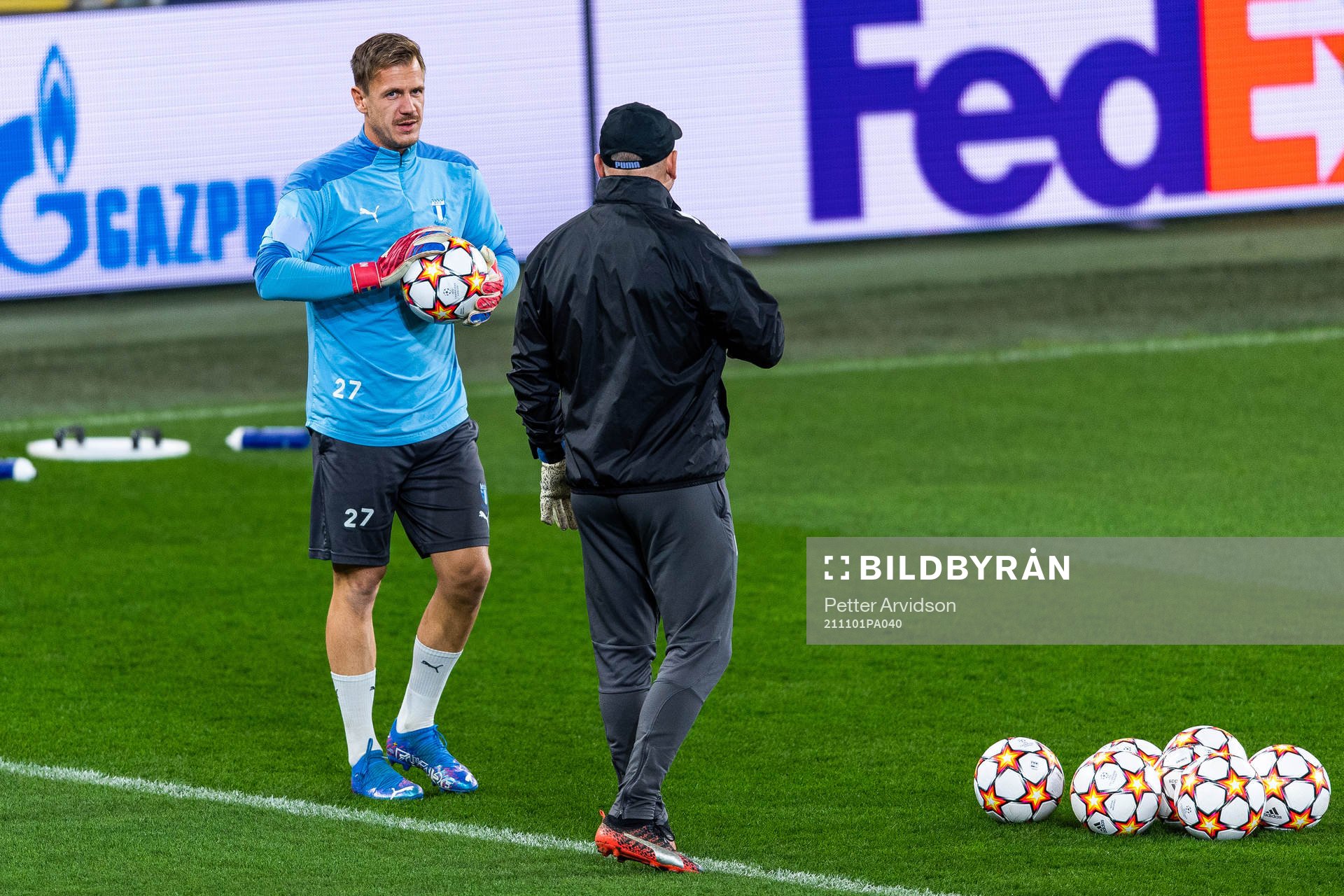 Goalkeeper Johan Dahlin