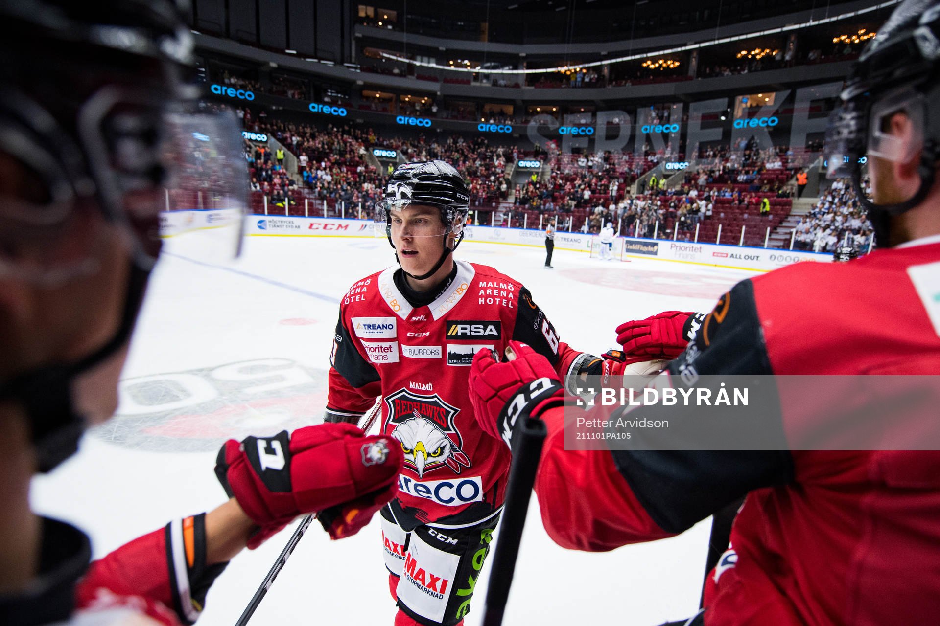Malmö Redhawks Fredrik Händemark jublar