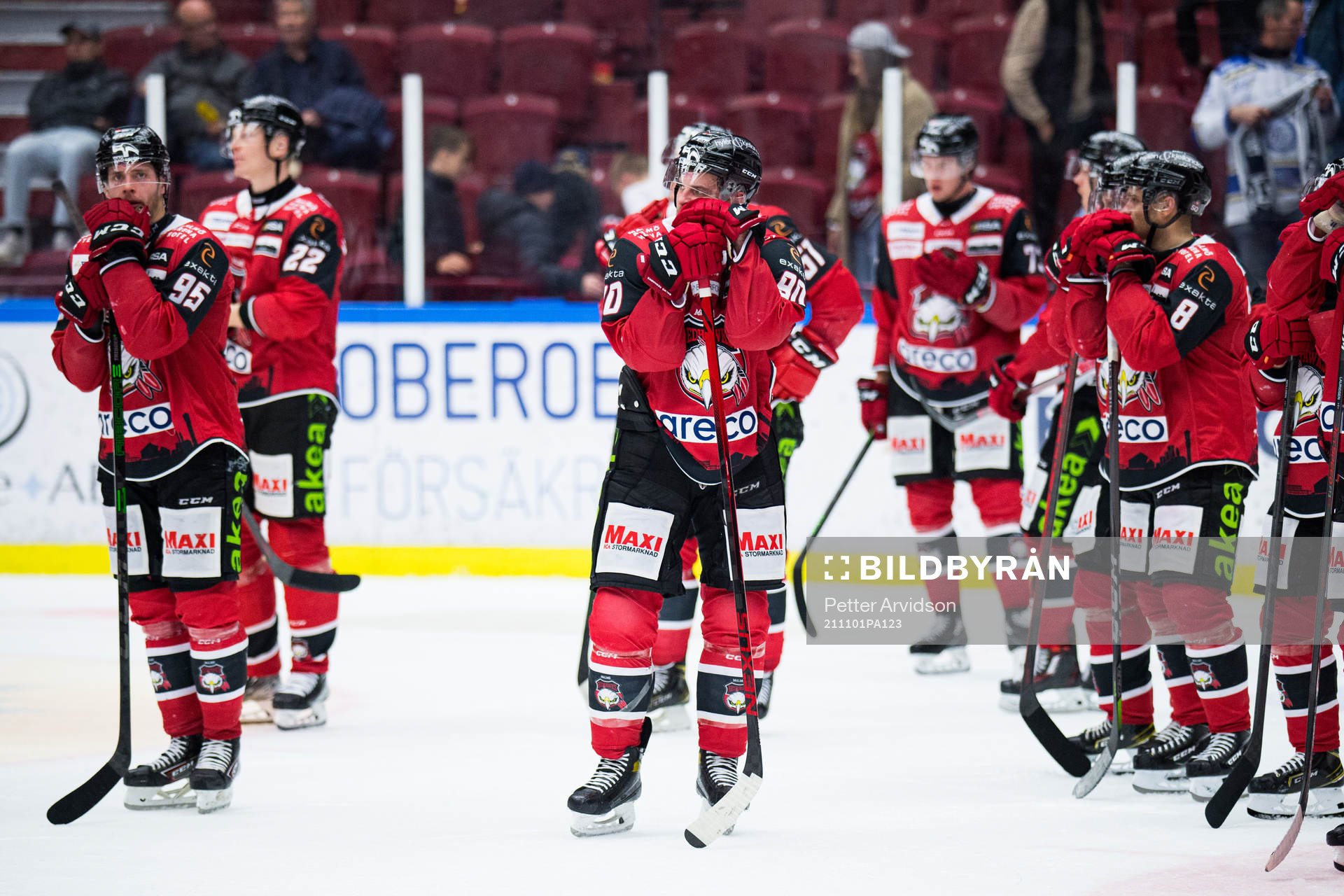 Malmö Redhawks Lance Bouma (m) deppar