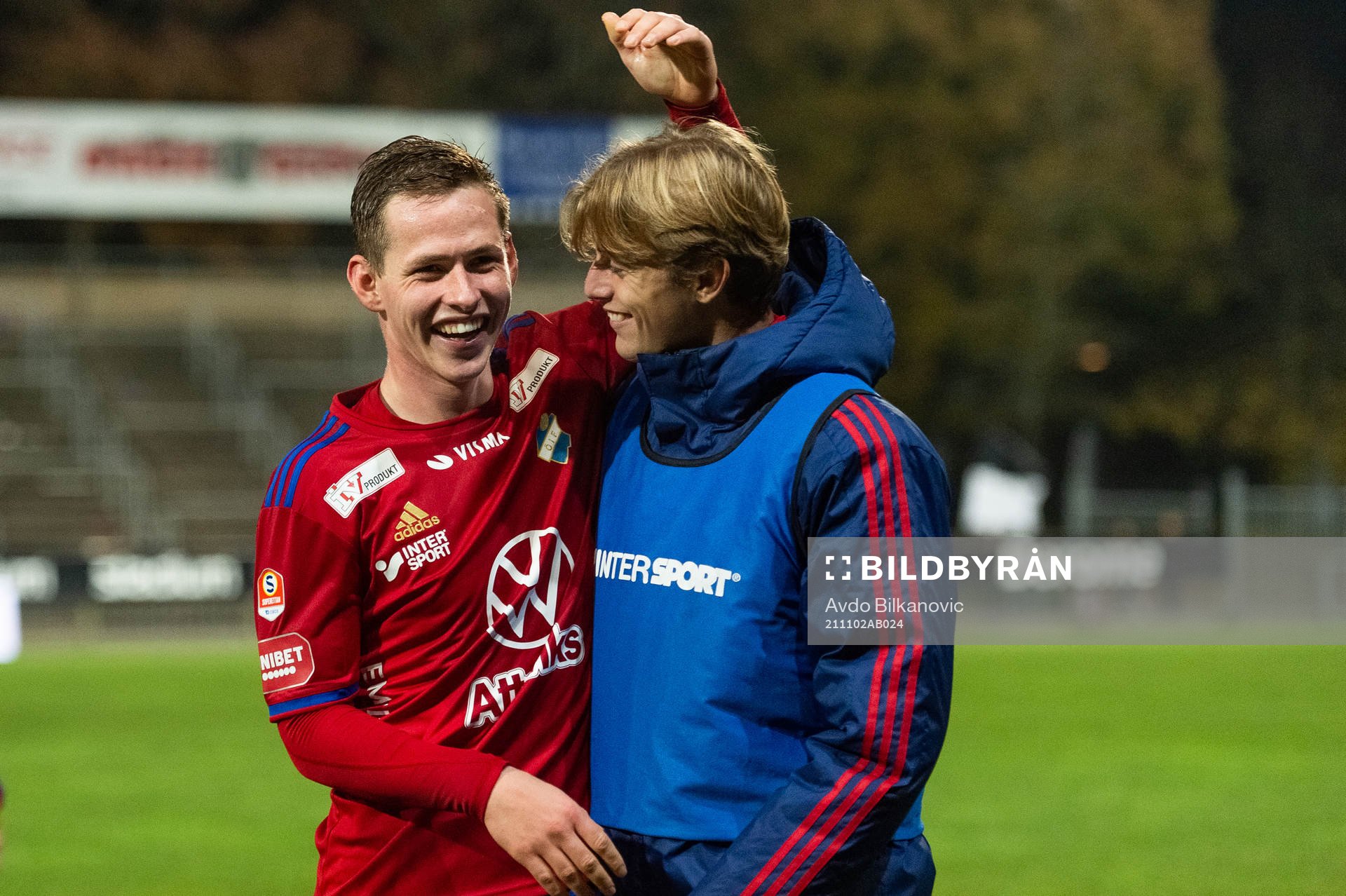 Östers Alex Thor Hauksson jublar