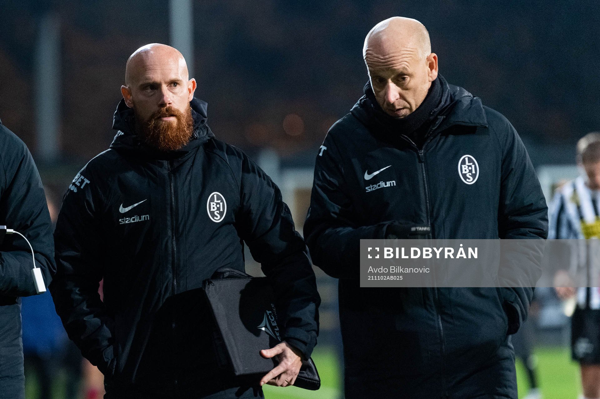 Landskronas assisterande tränare Max Mölder och tränare