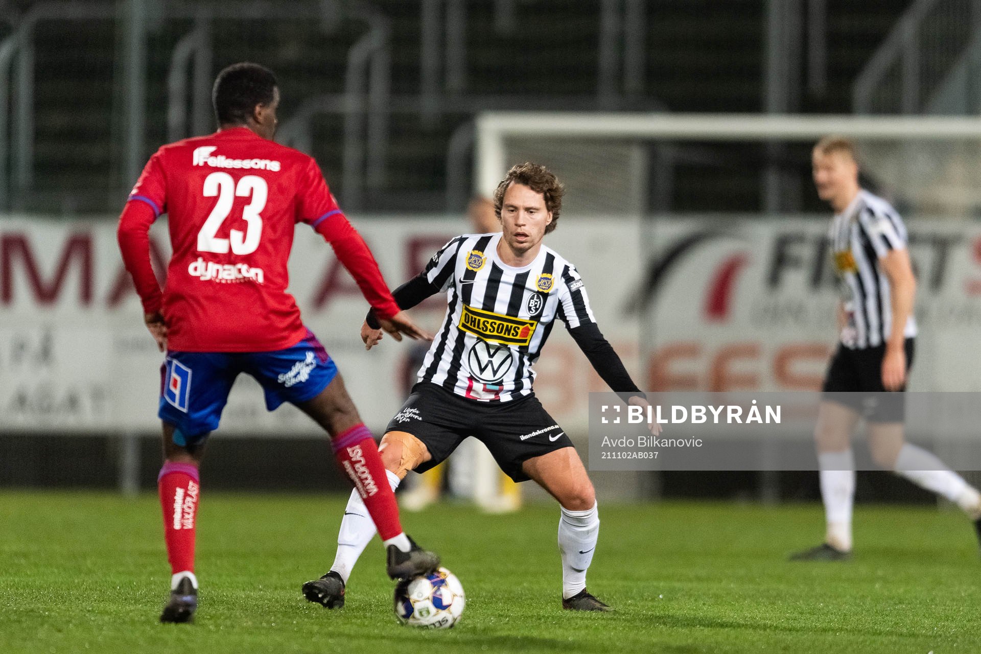 Landskronas Filip Ottosson och Östers Manasse Kusu