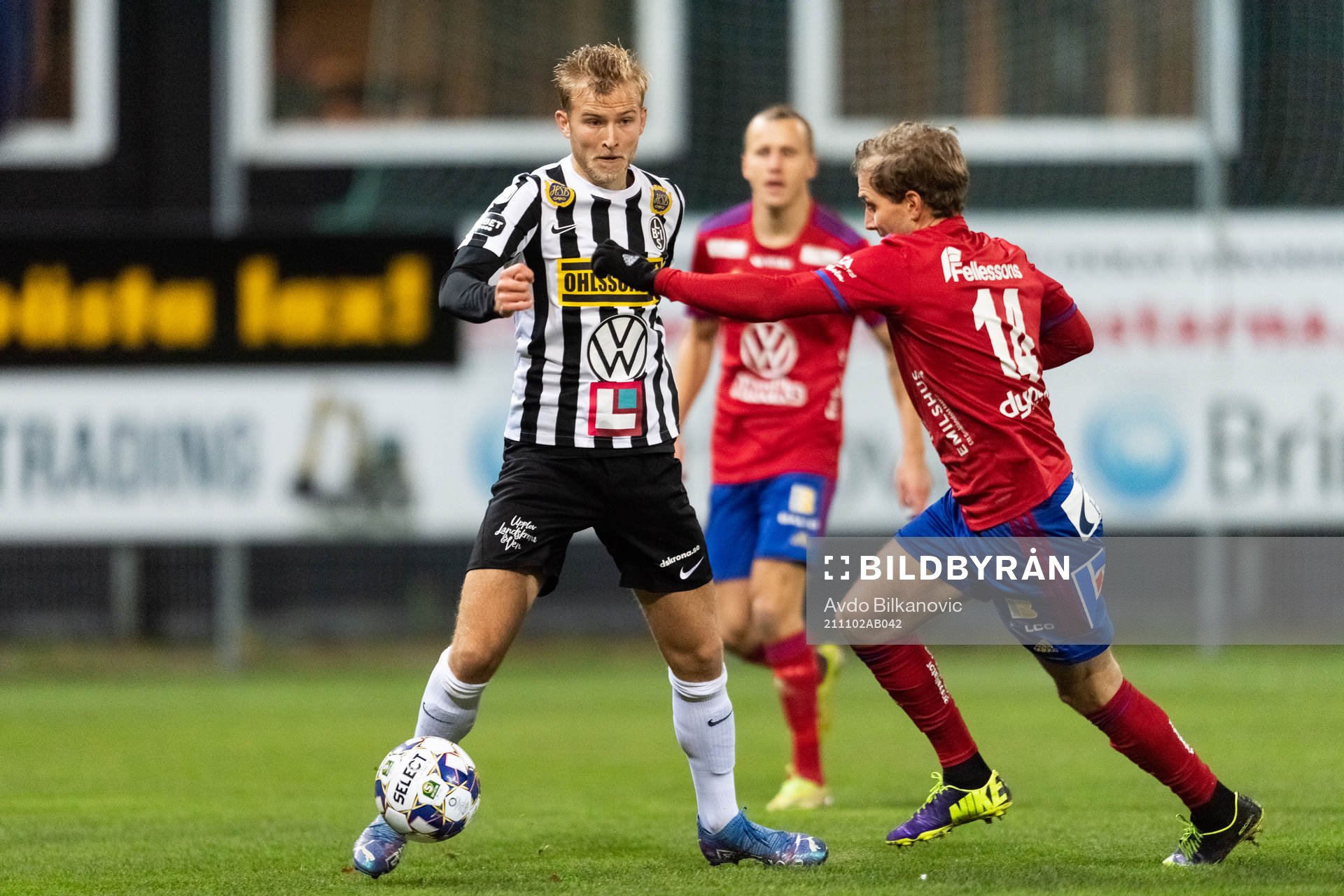 Landskronas Johan Rapp och Östers Oliver Silverholt
