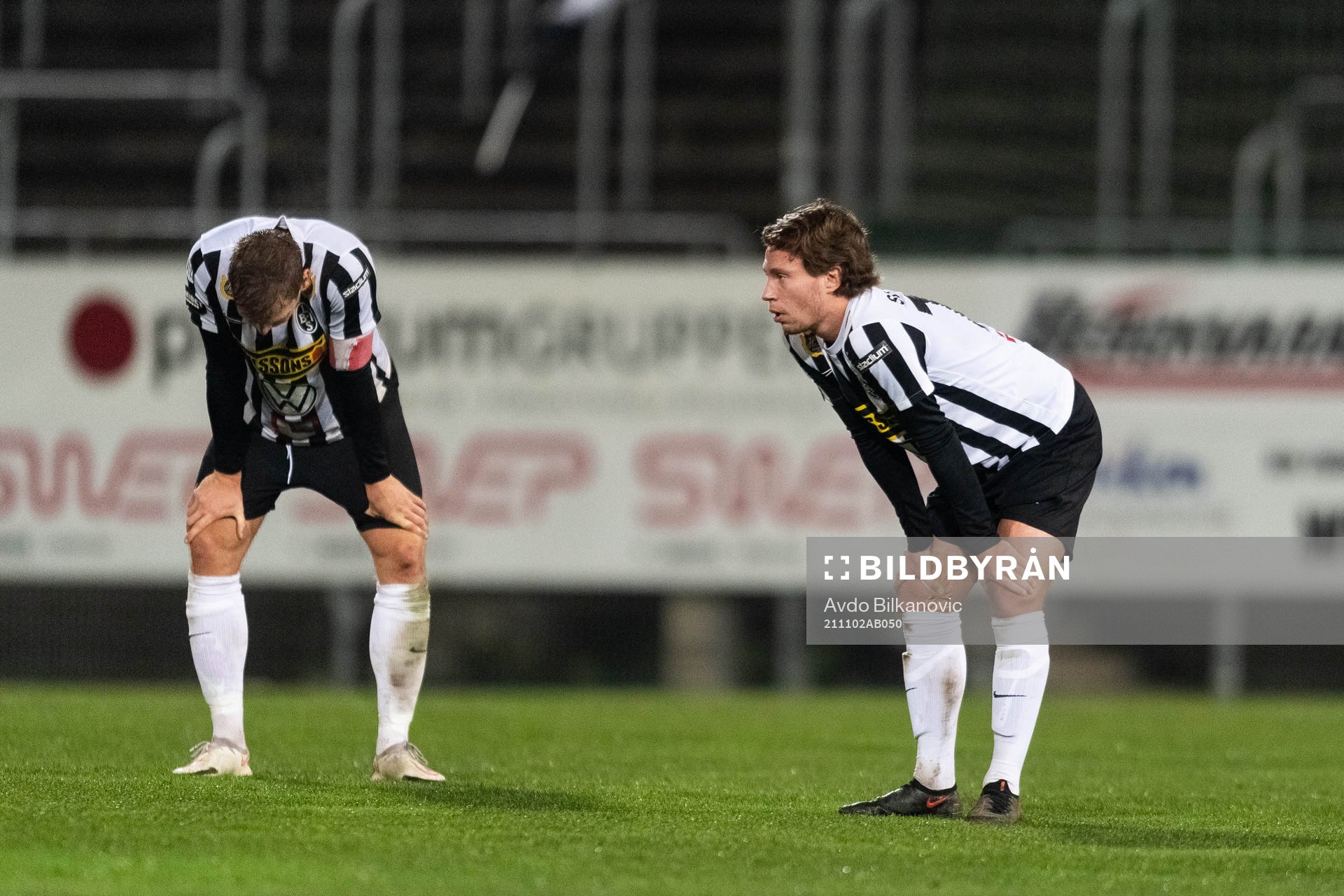 Landskronas Philip Andersson och Filip Ottosson deppar